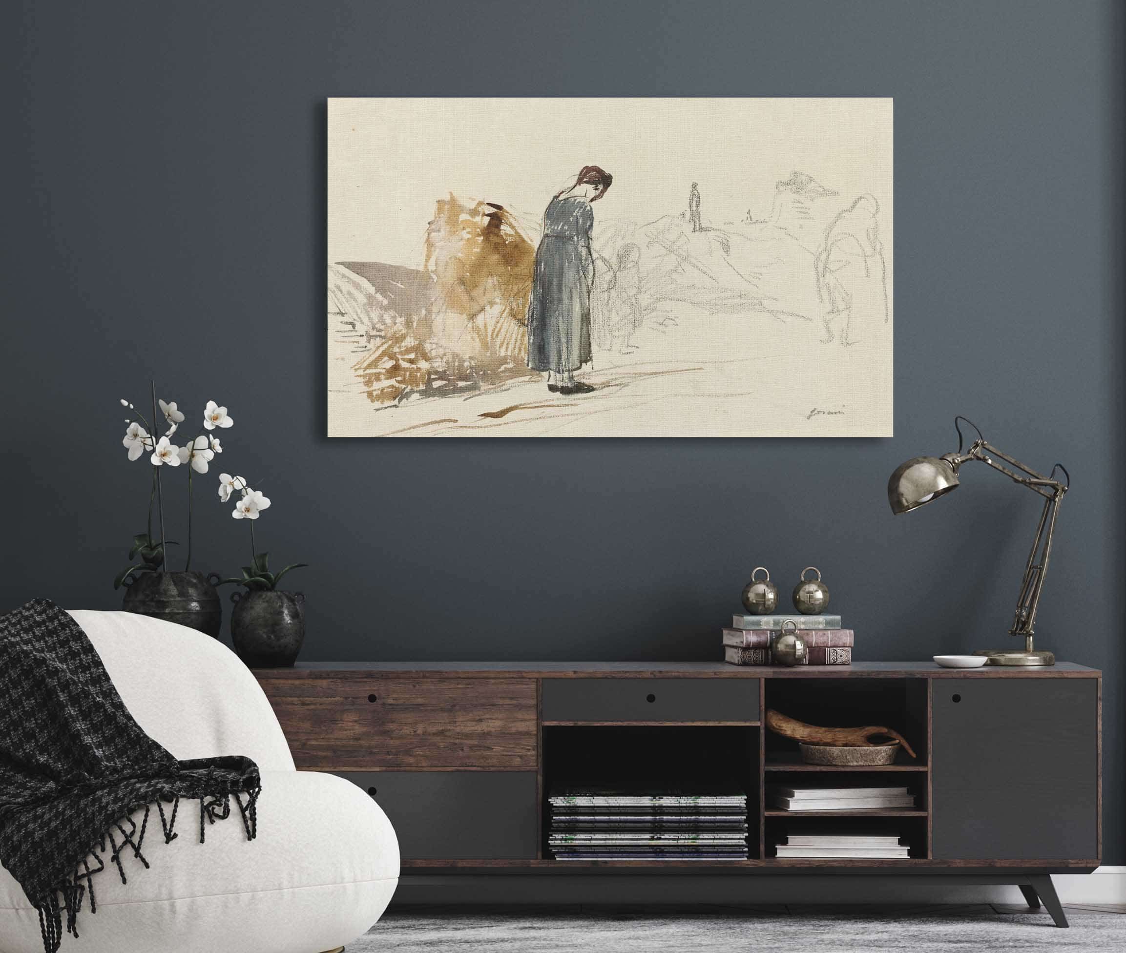 Les Allemandes Sont Partis by Jean Louis Forain - Image 5