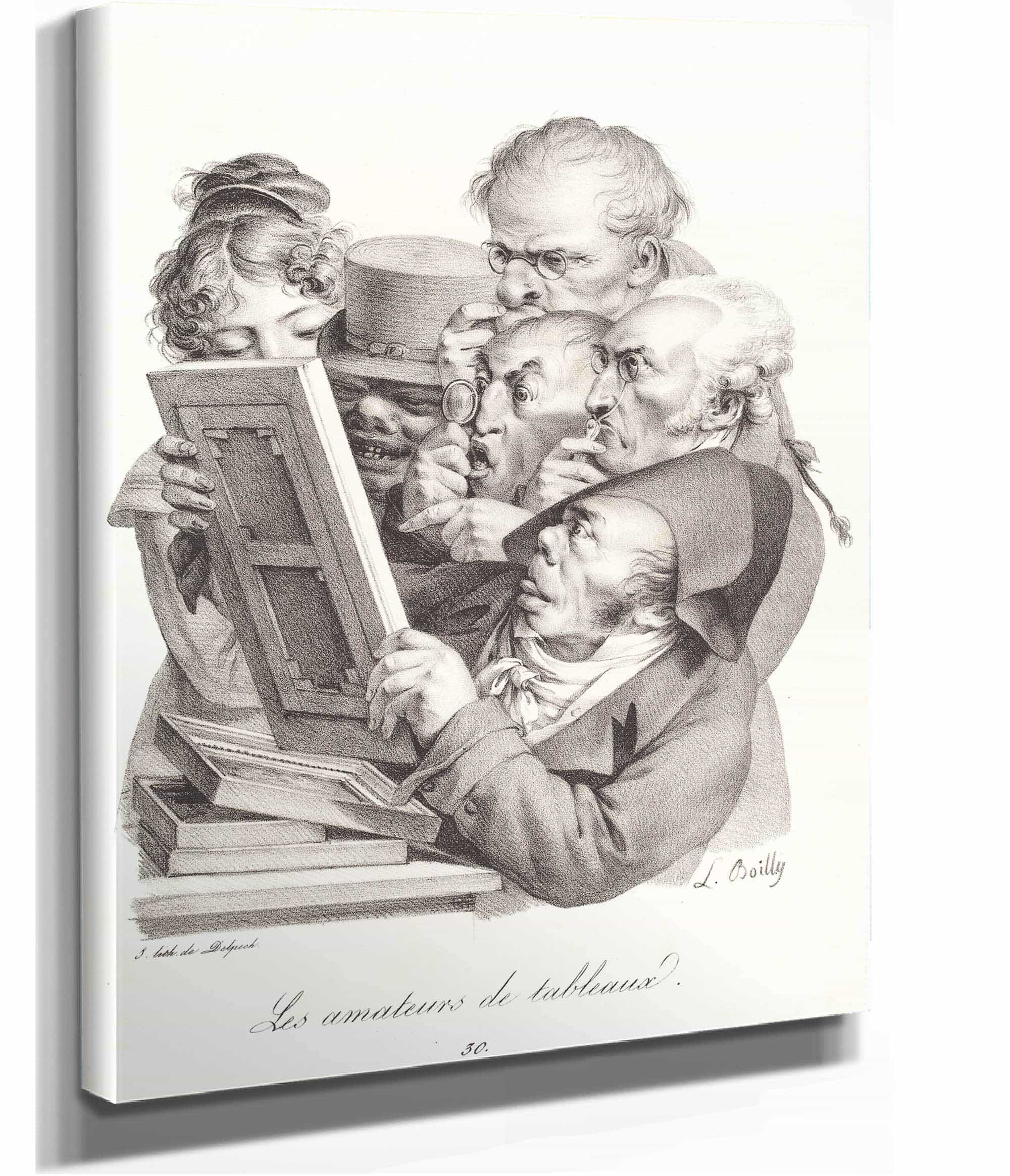 Les Amateurs De Tableaux The Picture Enthusiasts by Louis Leopold Boilly - Image 2