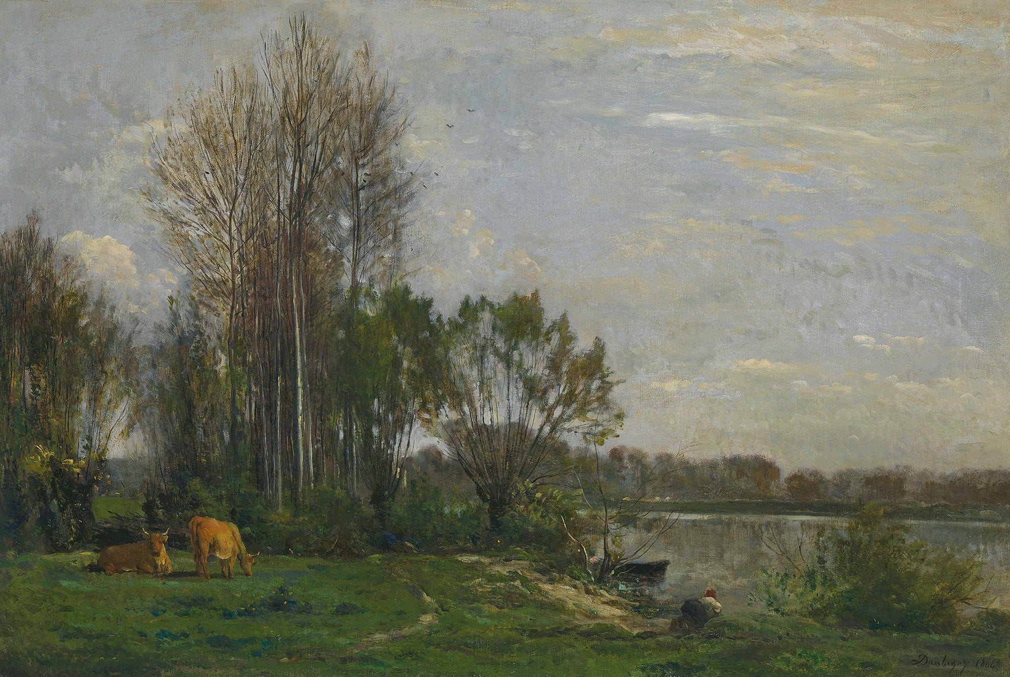Les Bord De Loise by Charles Francois Daubigny