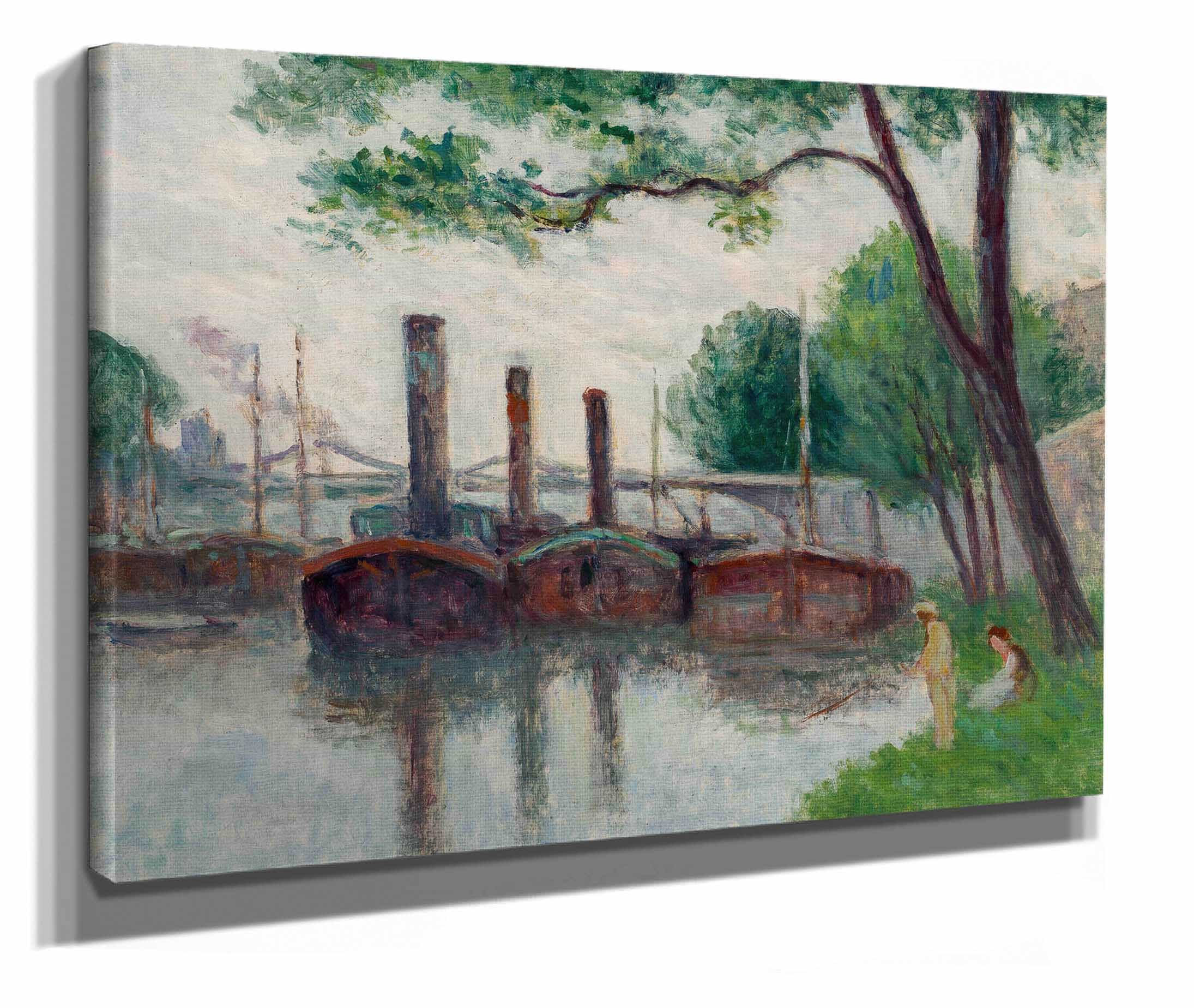 Les Bords De La Seine Pres De La Roche Guyon by Maximilien Luce - Image 2