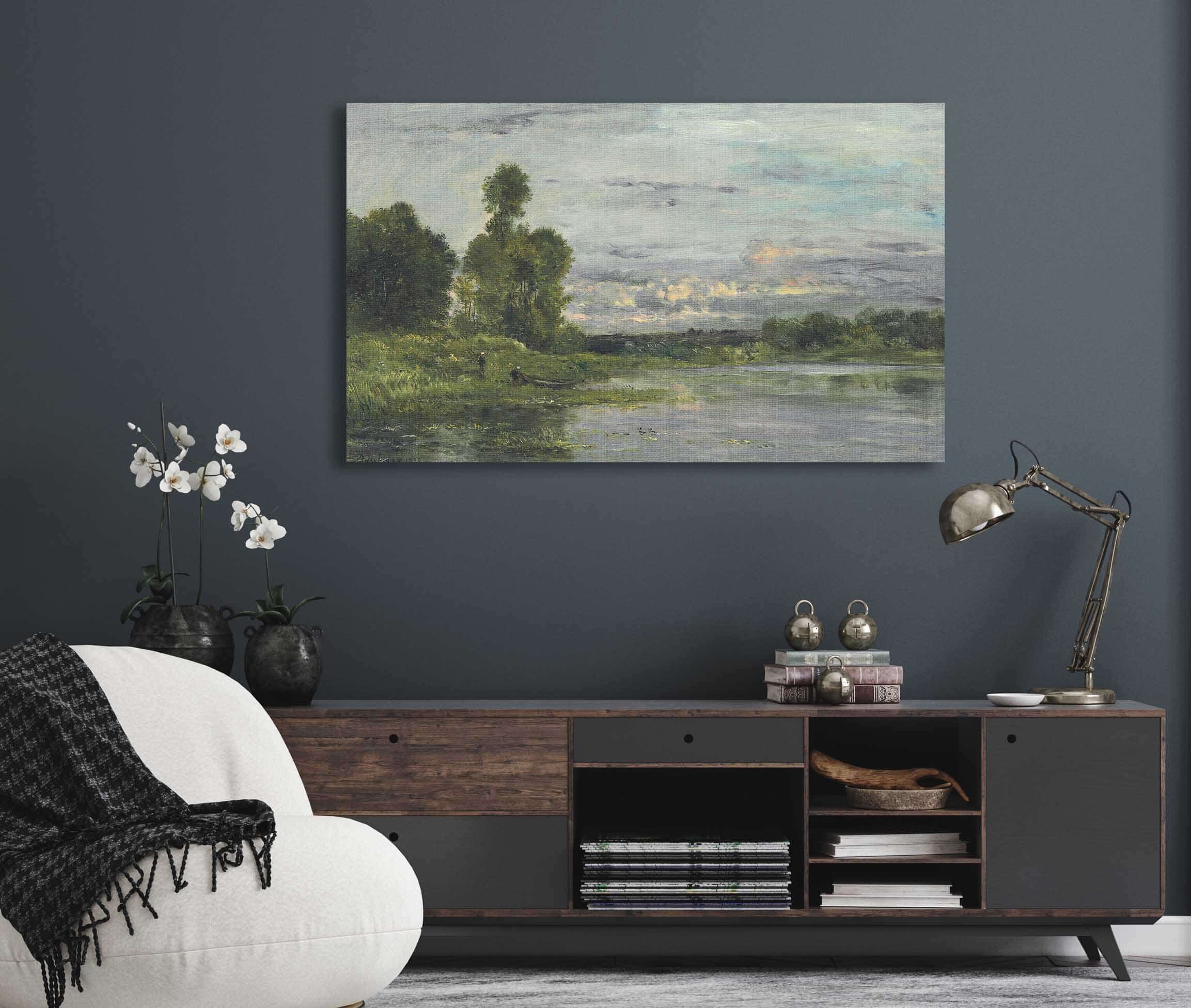 Les Bords De Loise by Charles Francois Daubigny - Image 5