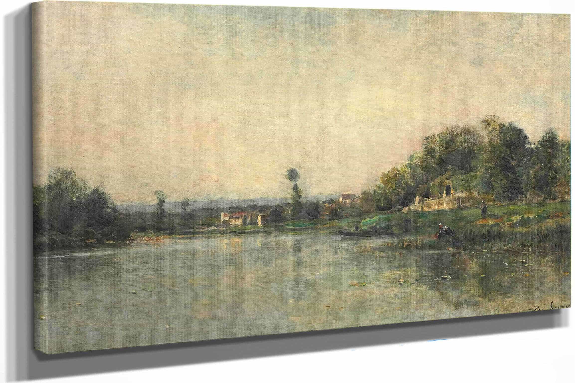 Les Bords De Loise by Charles Francois Daubigny - Image 7