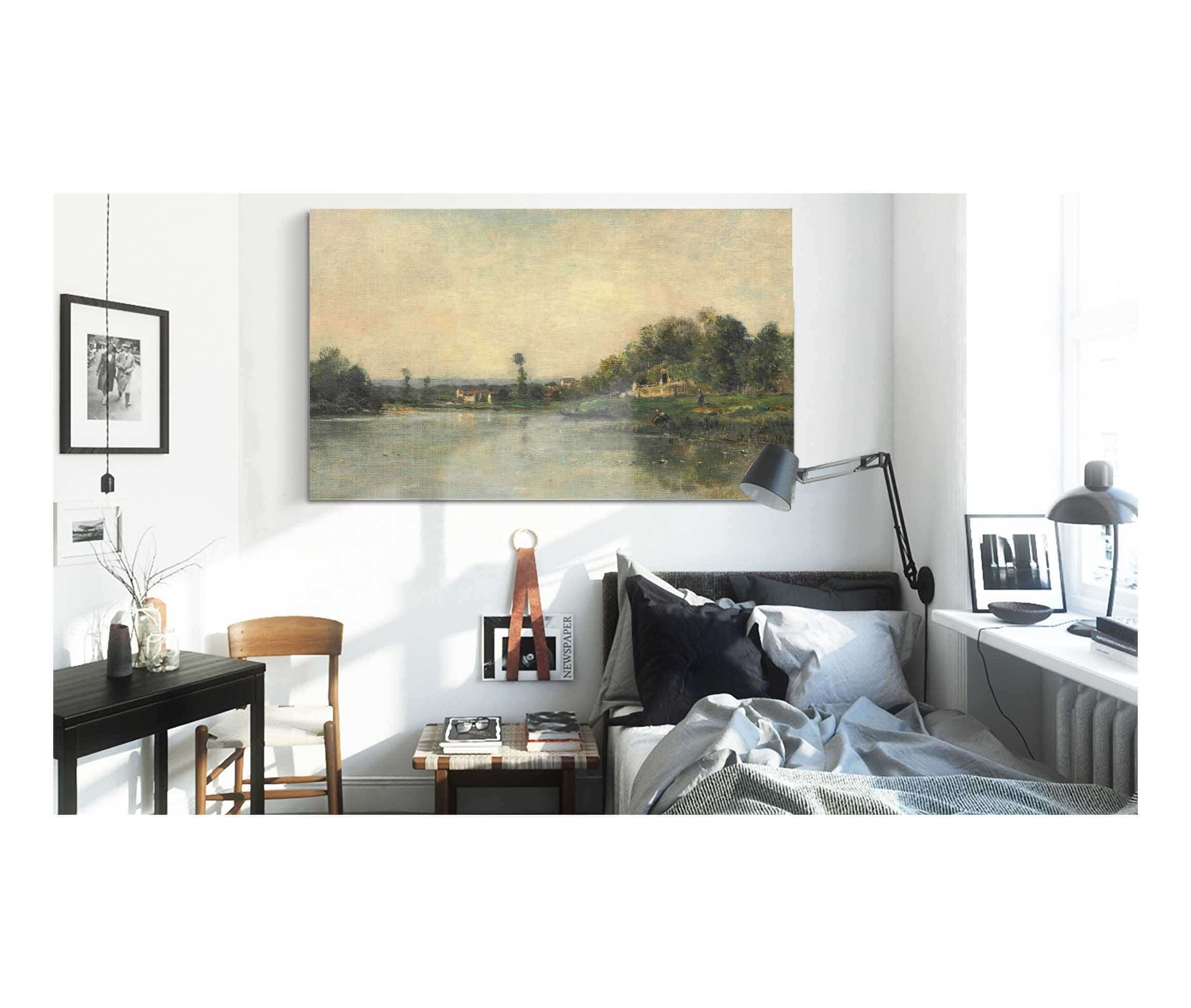 Les Bords De Loise by Charles Francois Daubigny - Image 9