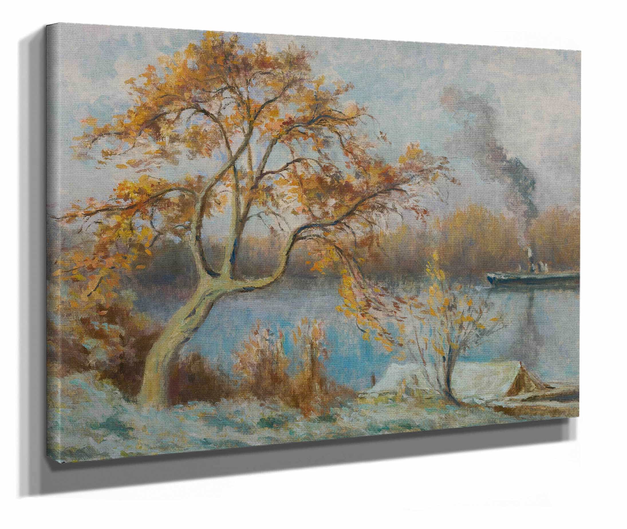 Les Bords De Seine Au Printemps by Maximilien Luce - Image 2