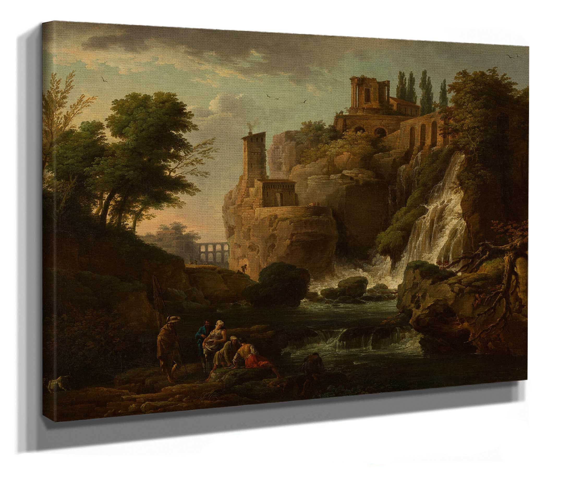 Les Cascatelles De Tivoli by Claude Joseph Vernet - Image 2