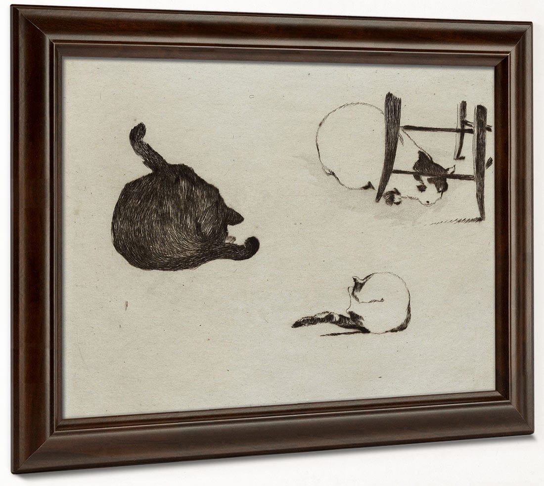 Les Chats By Edouard Manet - Image 6