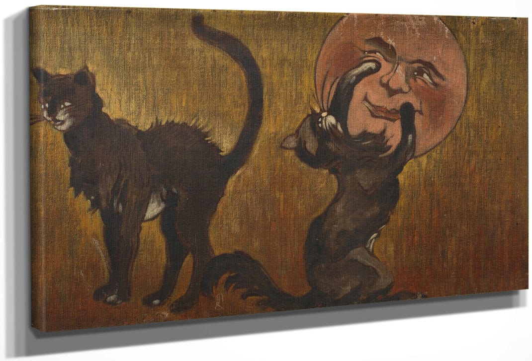 Les Chats Noirs By Henri Riviere