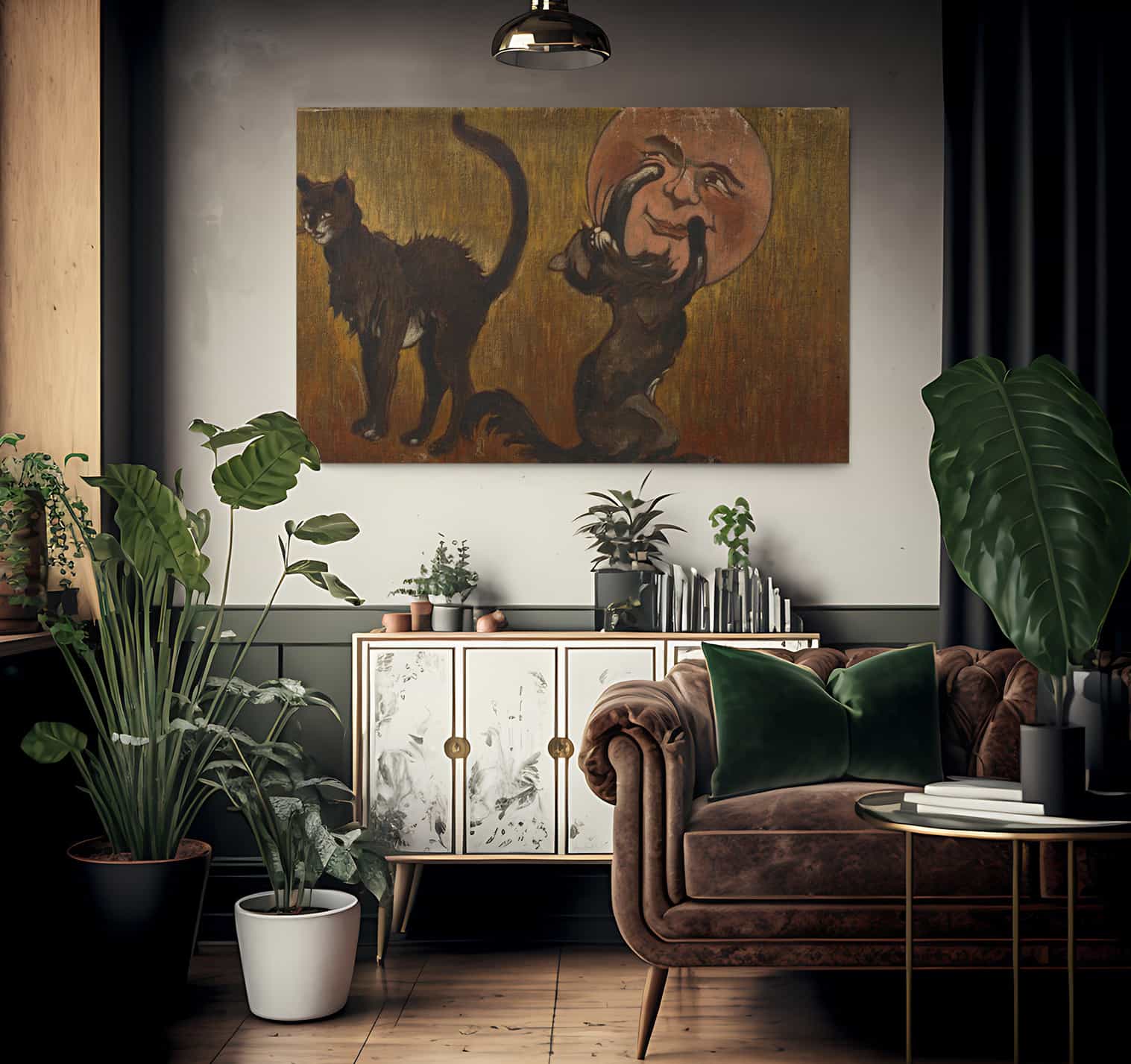 Les Chats Noirs By Henri Riviere - Image 2