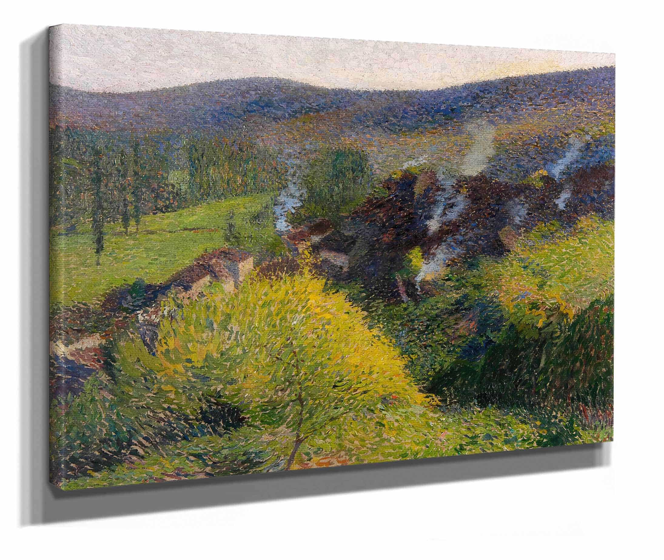 Les Chaumieres Au Soir by Henri Martin - Image 2