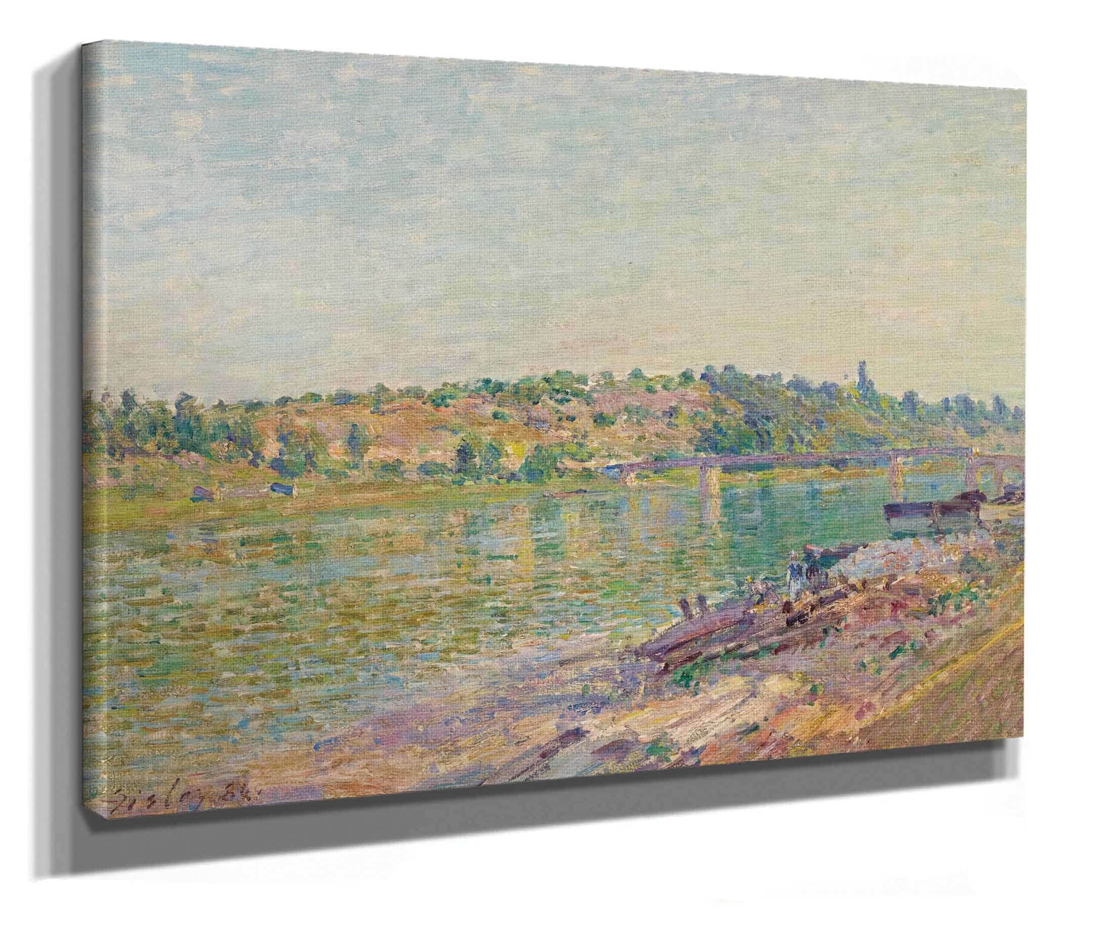 Les Coteaux De La Celle Sous Moret Vus De Saint Mammes by Alfred Sisley - Image 2