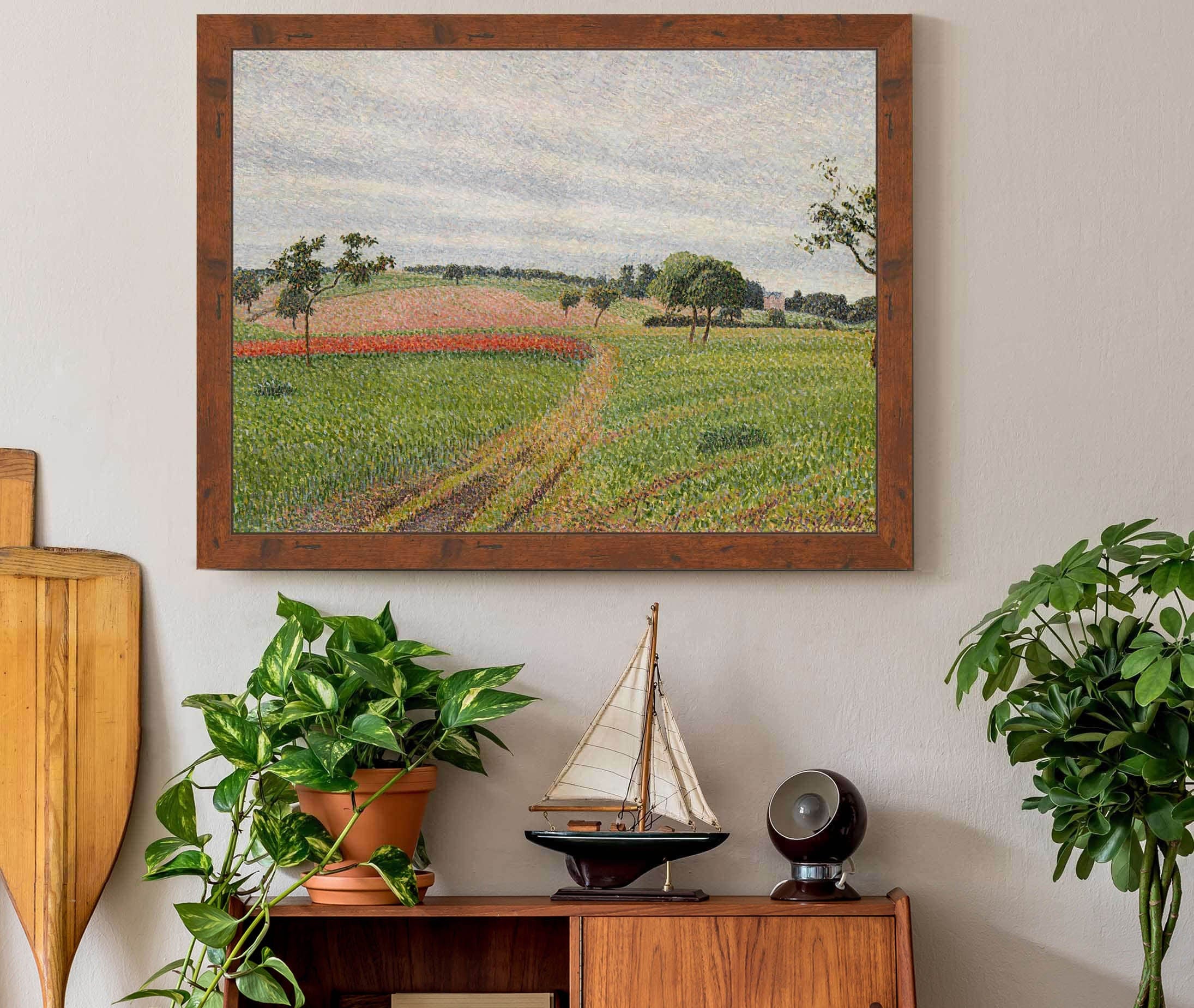 Les Coteaux De Thierceville Temps Gris by Camille Pissarro - Image 3