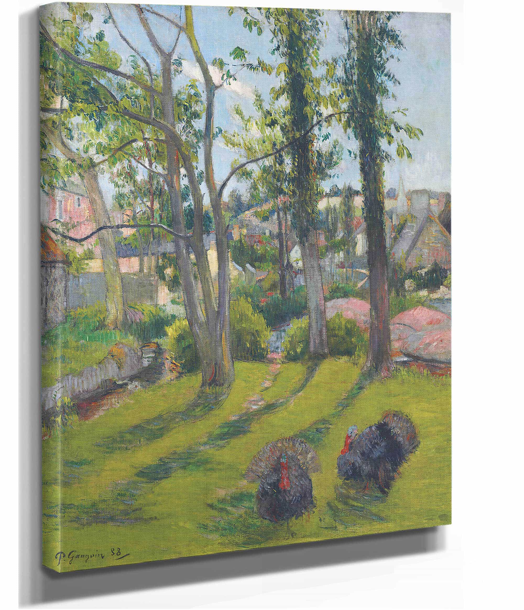 Les Dindons Pont Aven by Paul Gauguin - Image 2