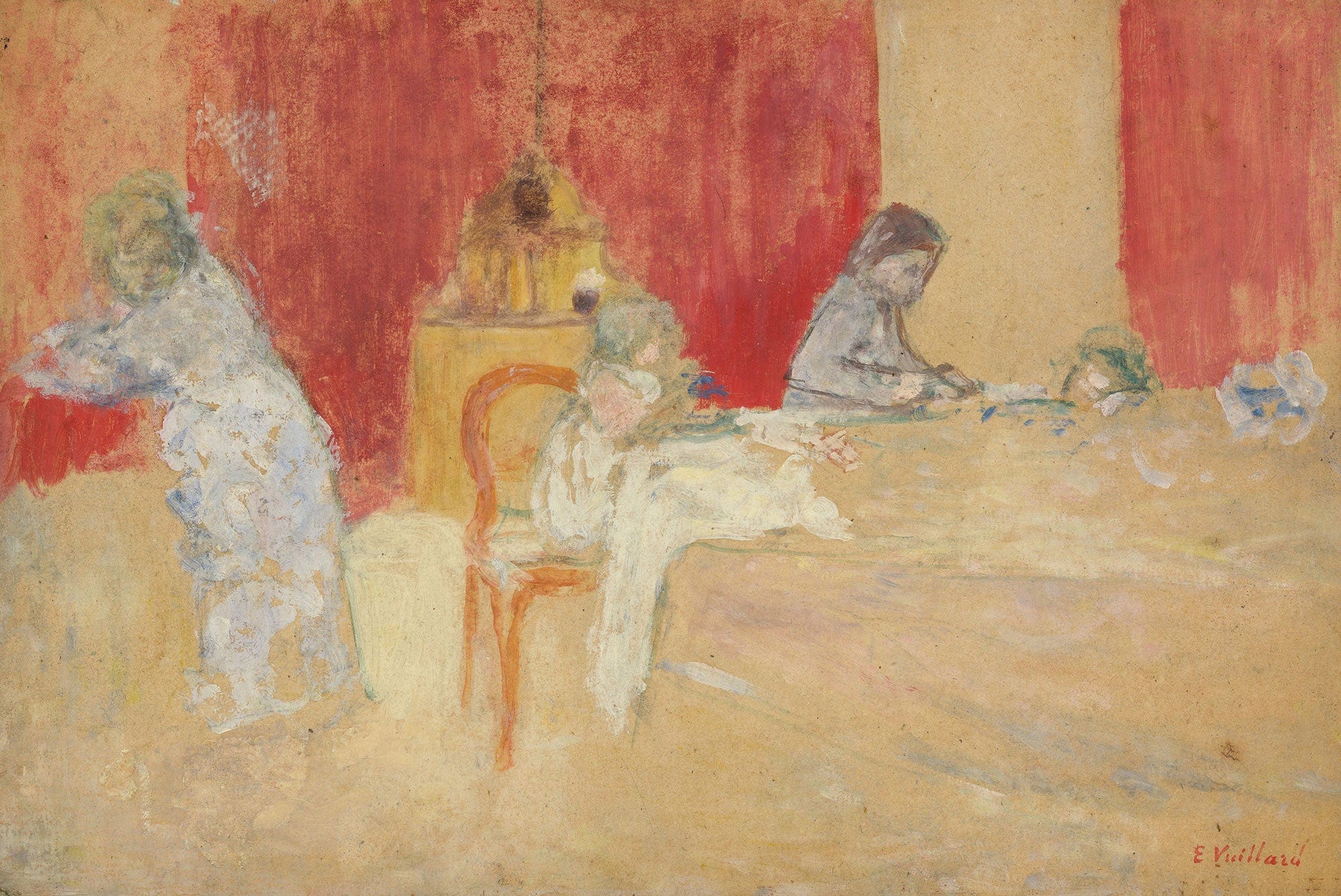 Les Enfants Roussel A Table by Edouard Vuillard - Image 2