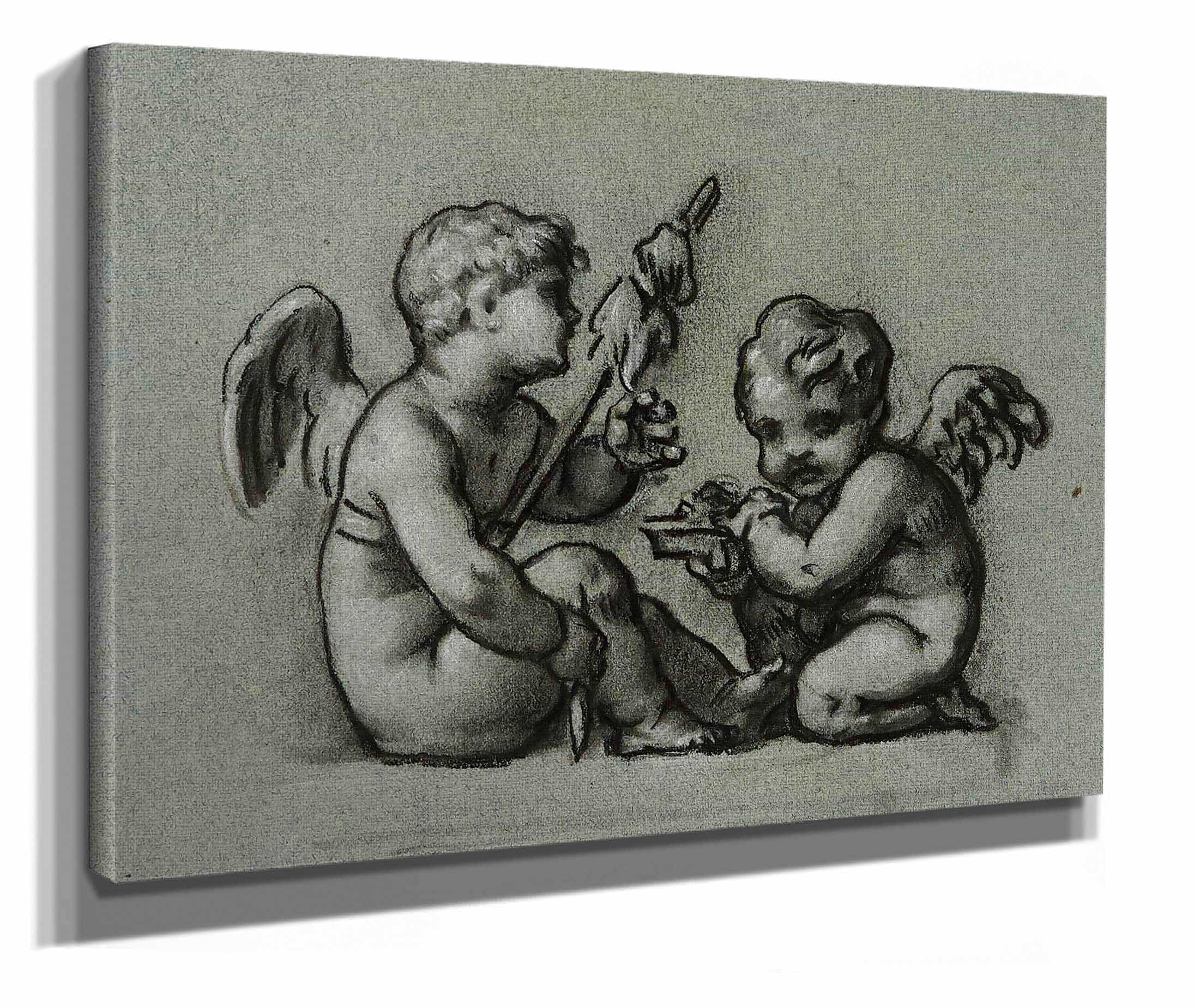 Les Fileurs by Pierre Paul Prudhon - Image 2