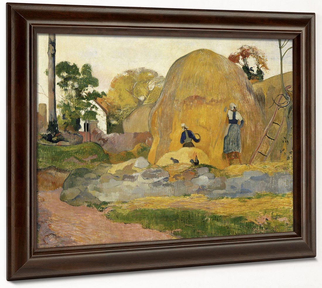 Les Meules Jaunes Ou La Moisson Blonde By Paul Gauguin - Image 4