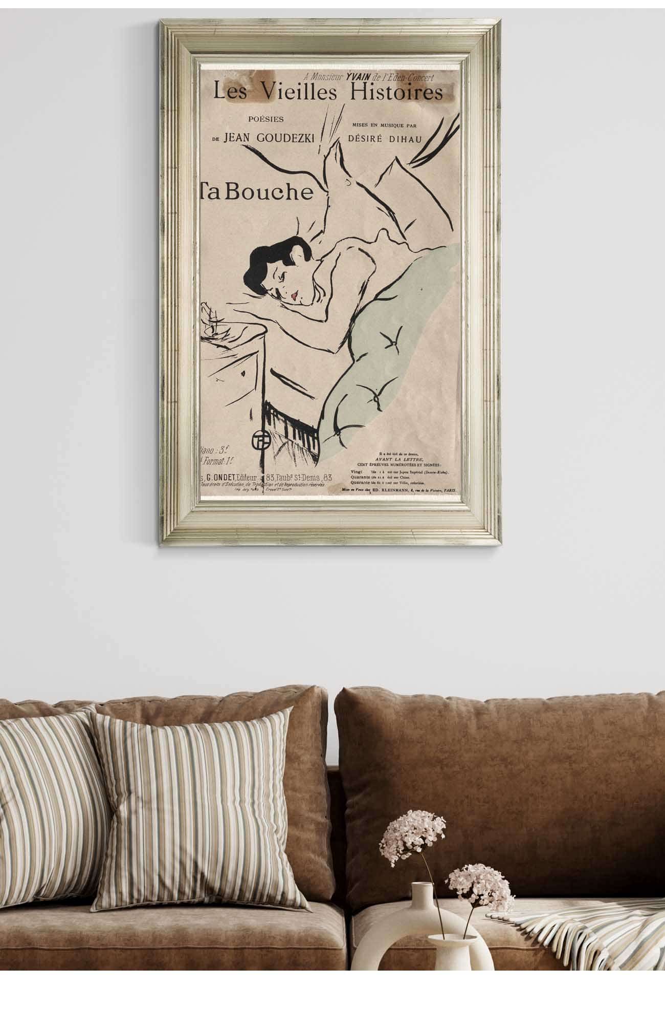 Les Vieilles Histoires Ta Bouche by Henri De Toulouse Lautrec - Image 5