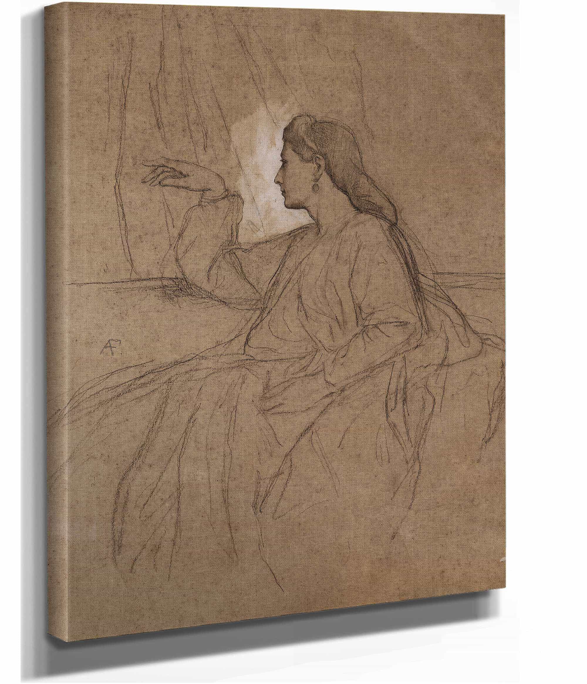 Lesbia Mit Dem Vogel by Anselm Feuerbach - Image 2