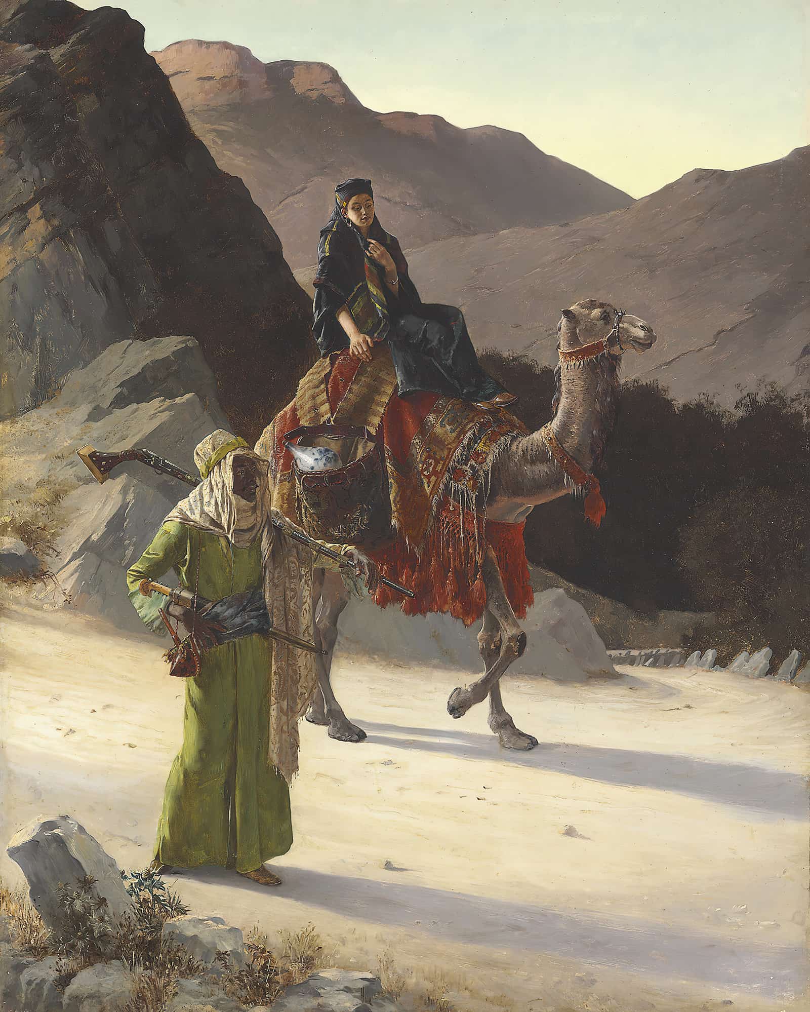 Lescorte by Rudolf Ernst