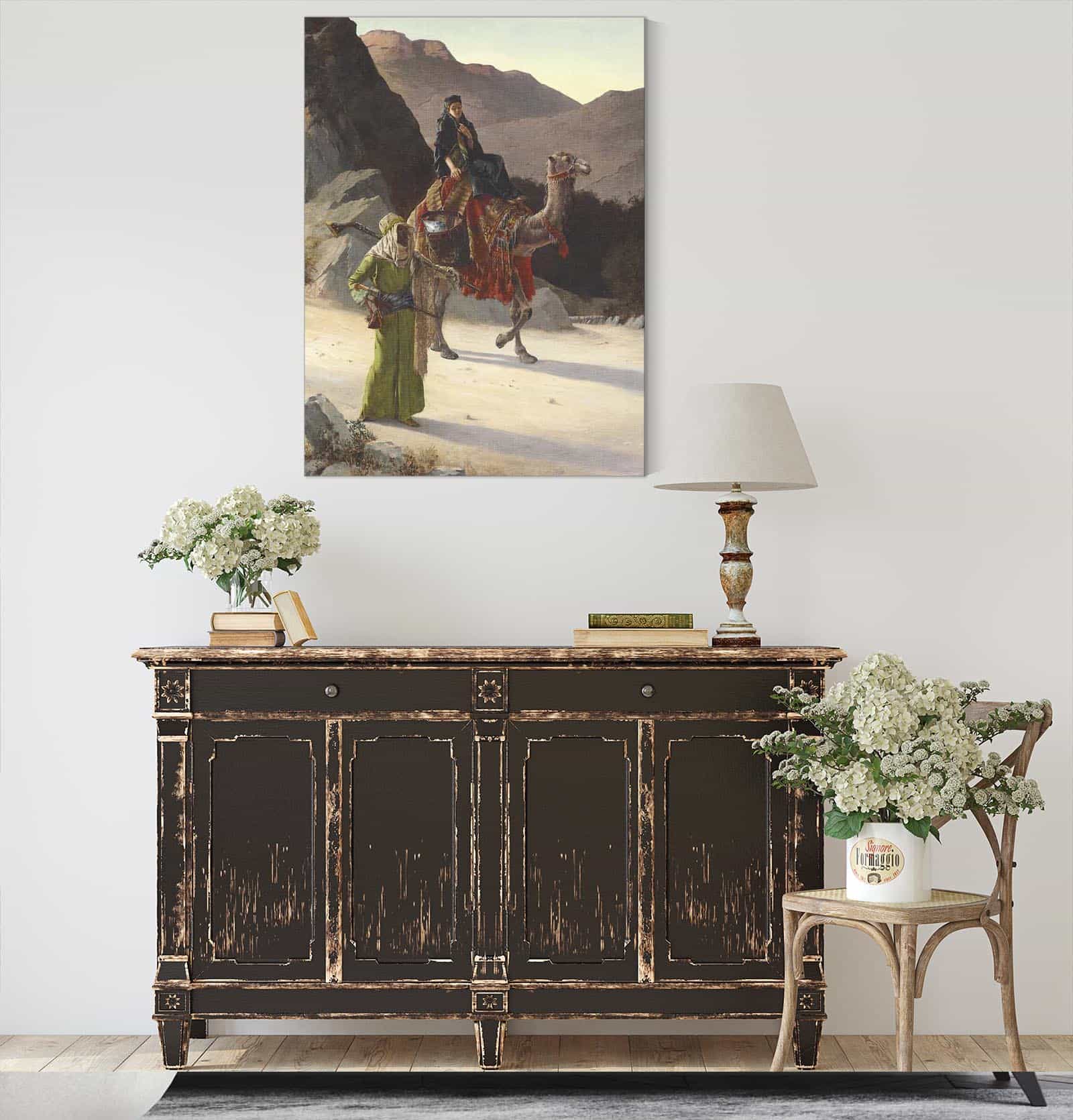 Lescorte by Rudolf Ernst - Image 4