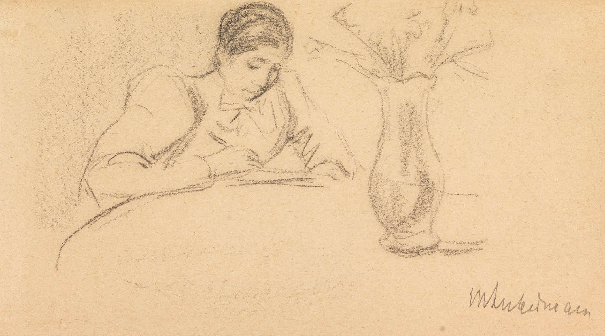 Lesende by Max Liebermann - Image 2