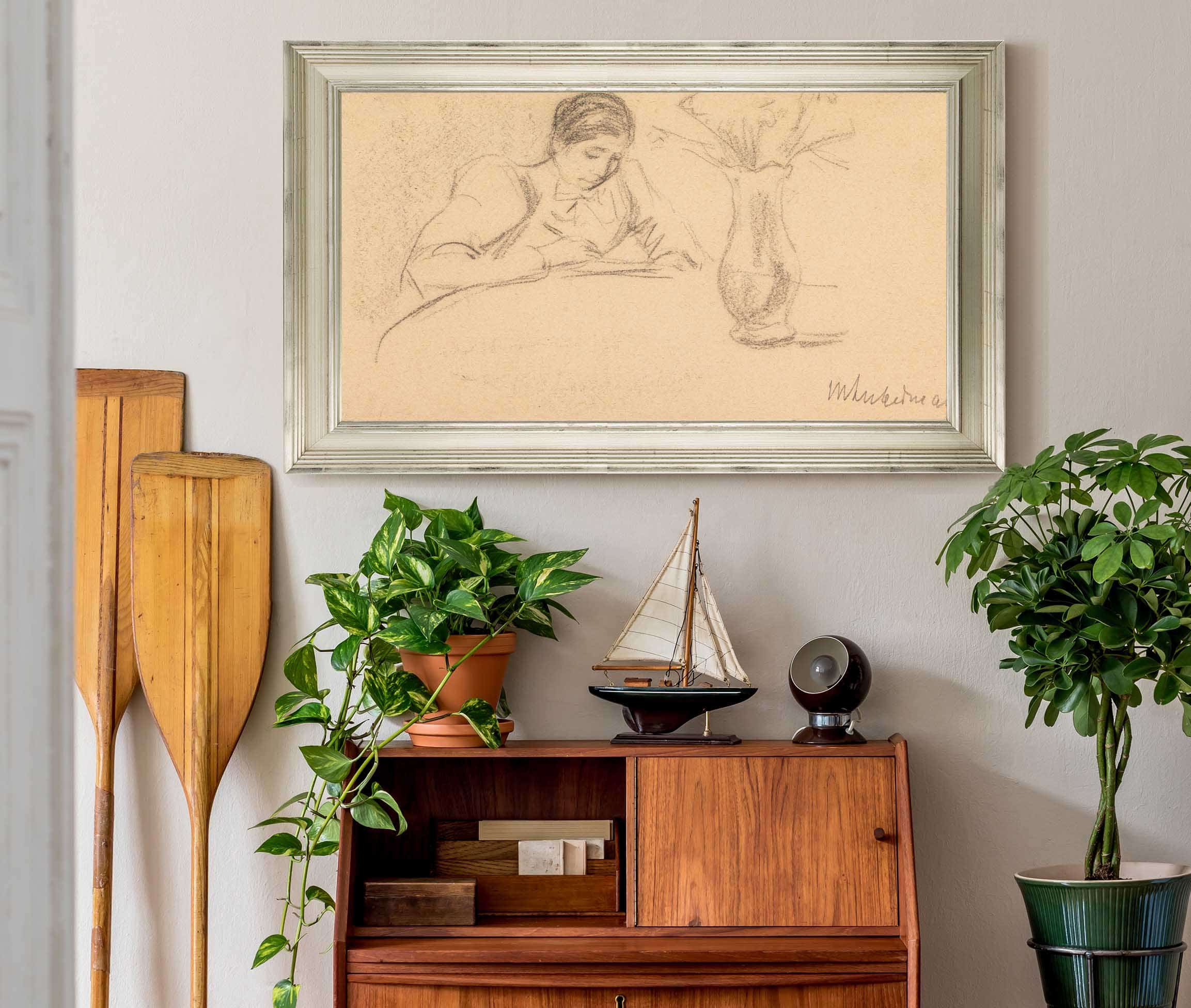 Lesende by Max Liebermann - Image 6