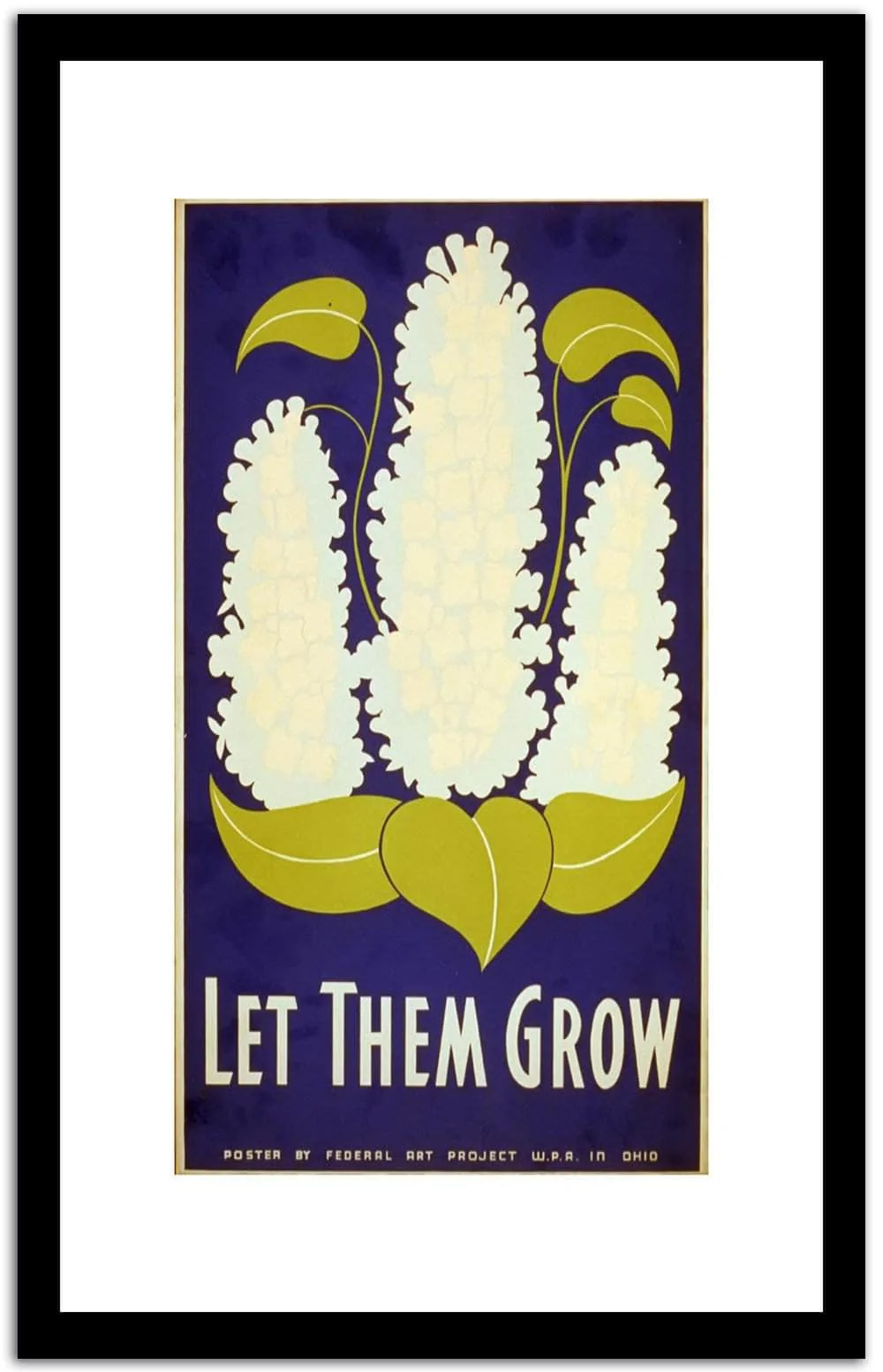 Let Them Grow Vintage Poster
