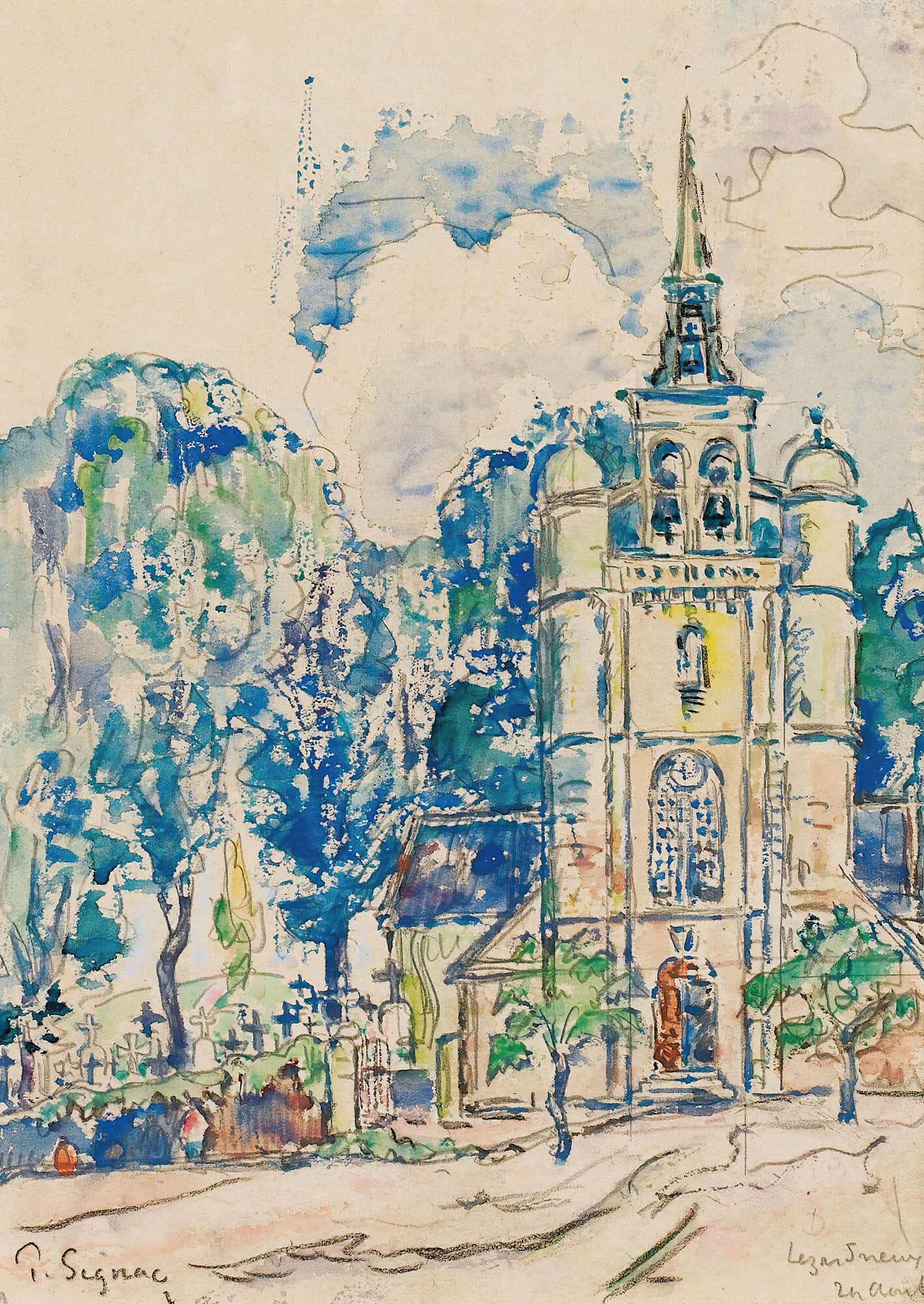 Lezardieux by Paul Signac