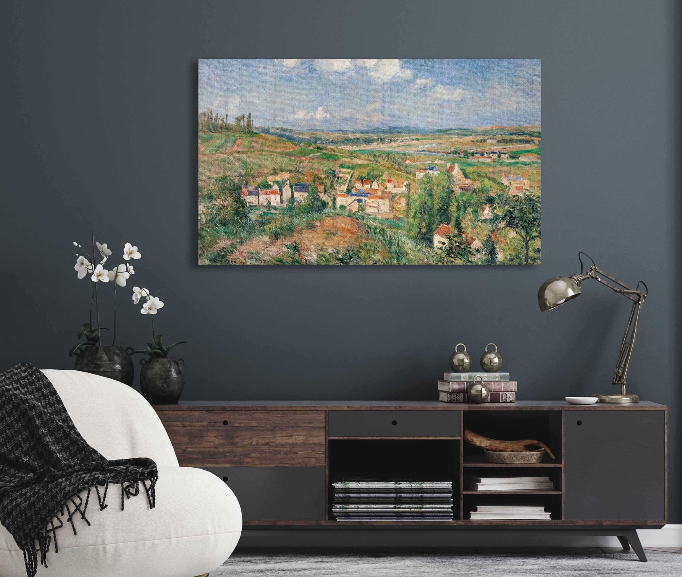Lhermitage En Ete Pontoise by Camille Pissarro - Image 5