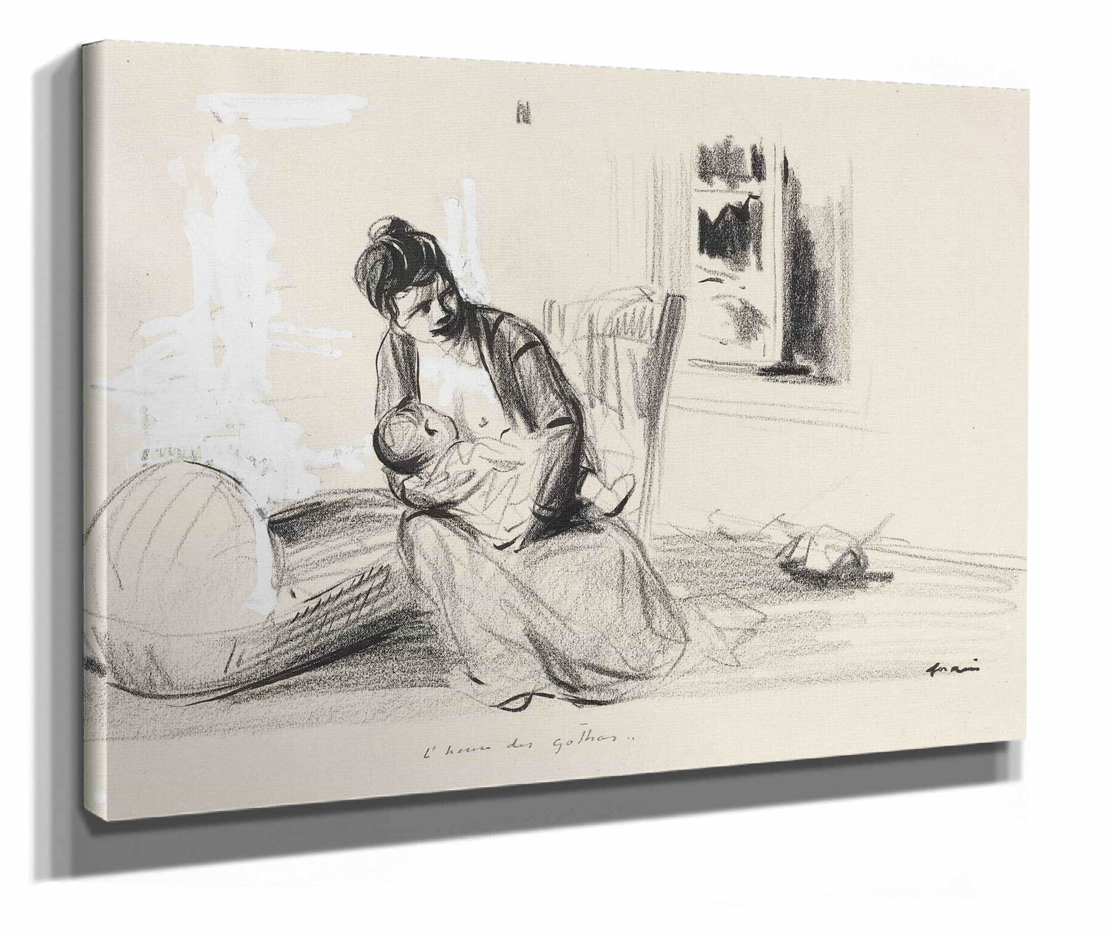 Lheure Des Gothas by Jean Louis Forain - Image 2