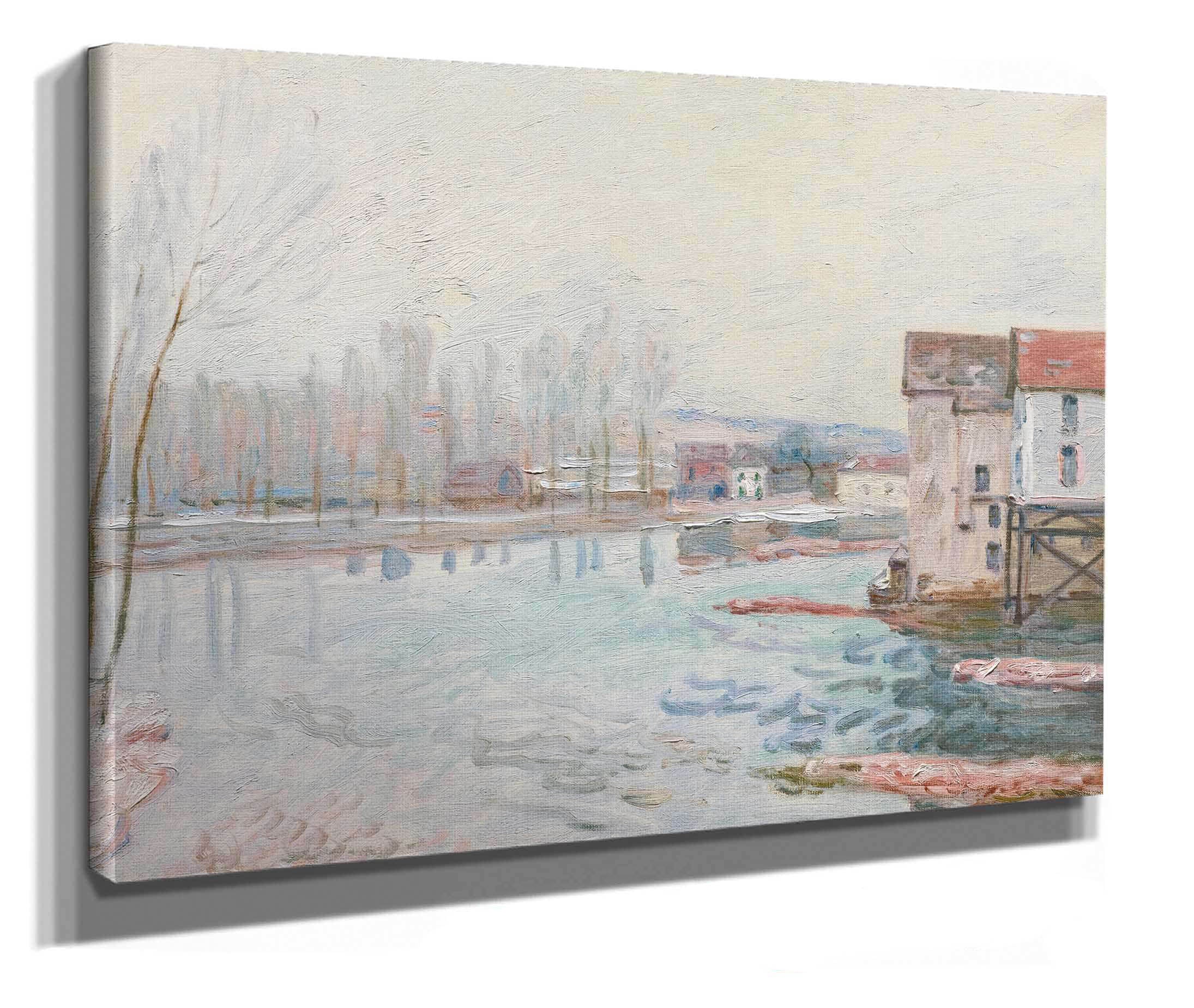 Lhiver A Moret by Alfred Sisley - Image 2