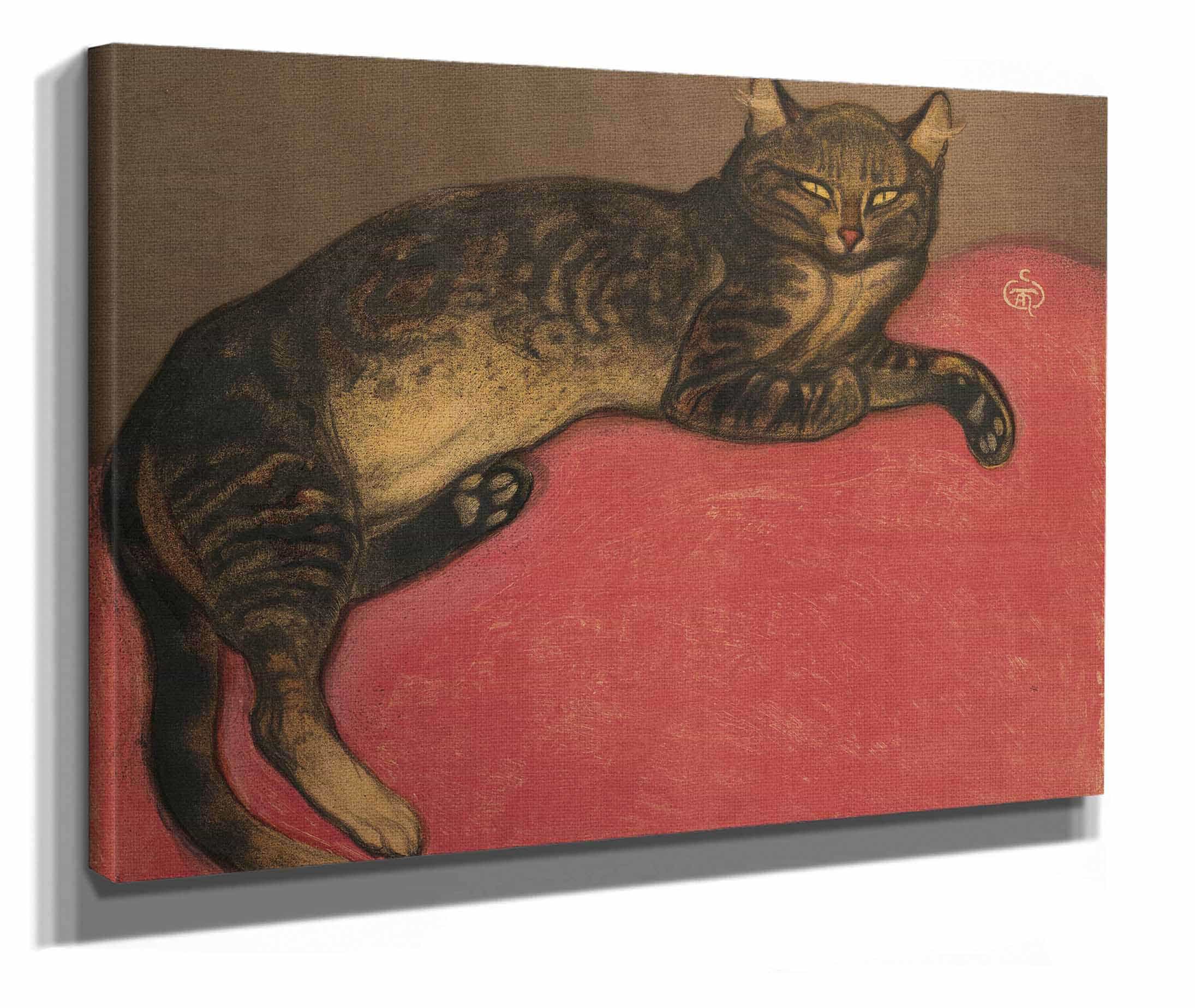 Lhiver Chat Sur Un Coussin by Theophile Alexandre Steinlen - Image 2