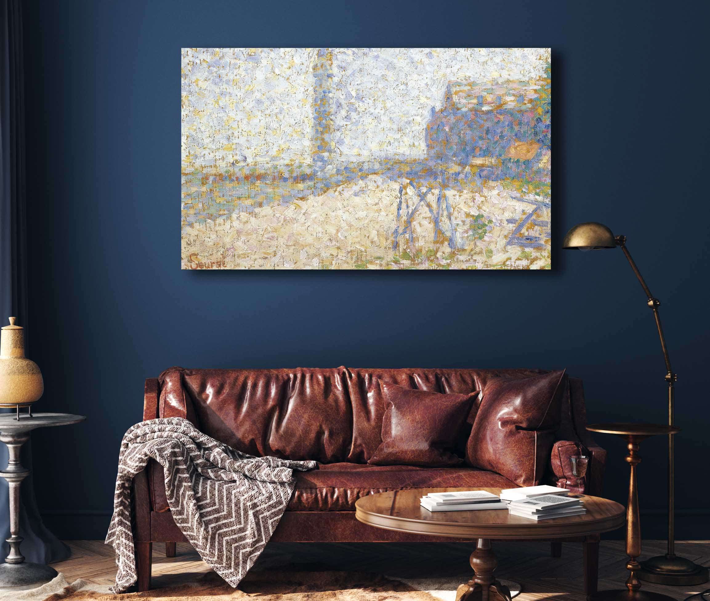 Lhospice Et Le Phare De Honfleur by Georges Seurat - Image 4