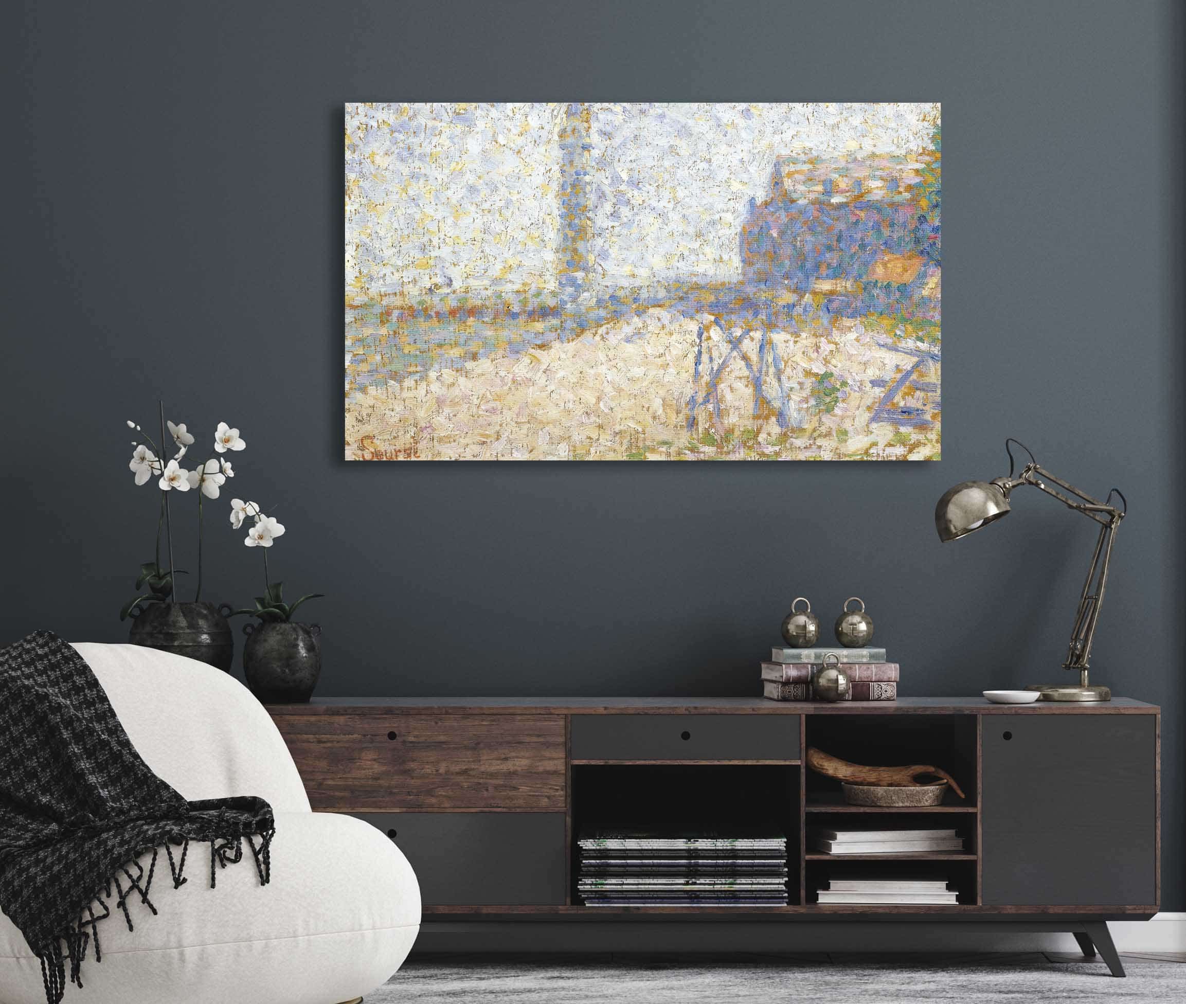 Lhospice Et Le Phare De Honfleur by Georges Seurat - Image 5