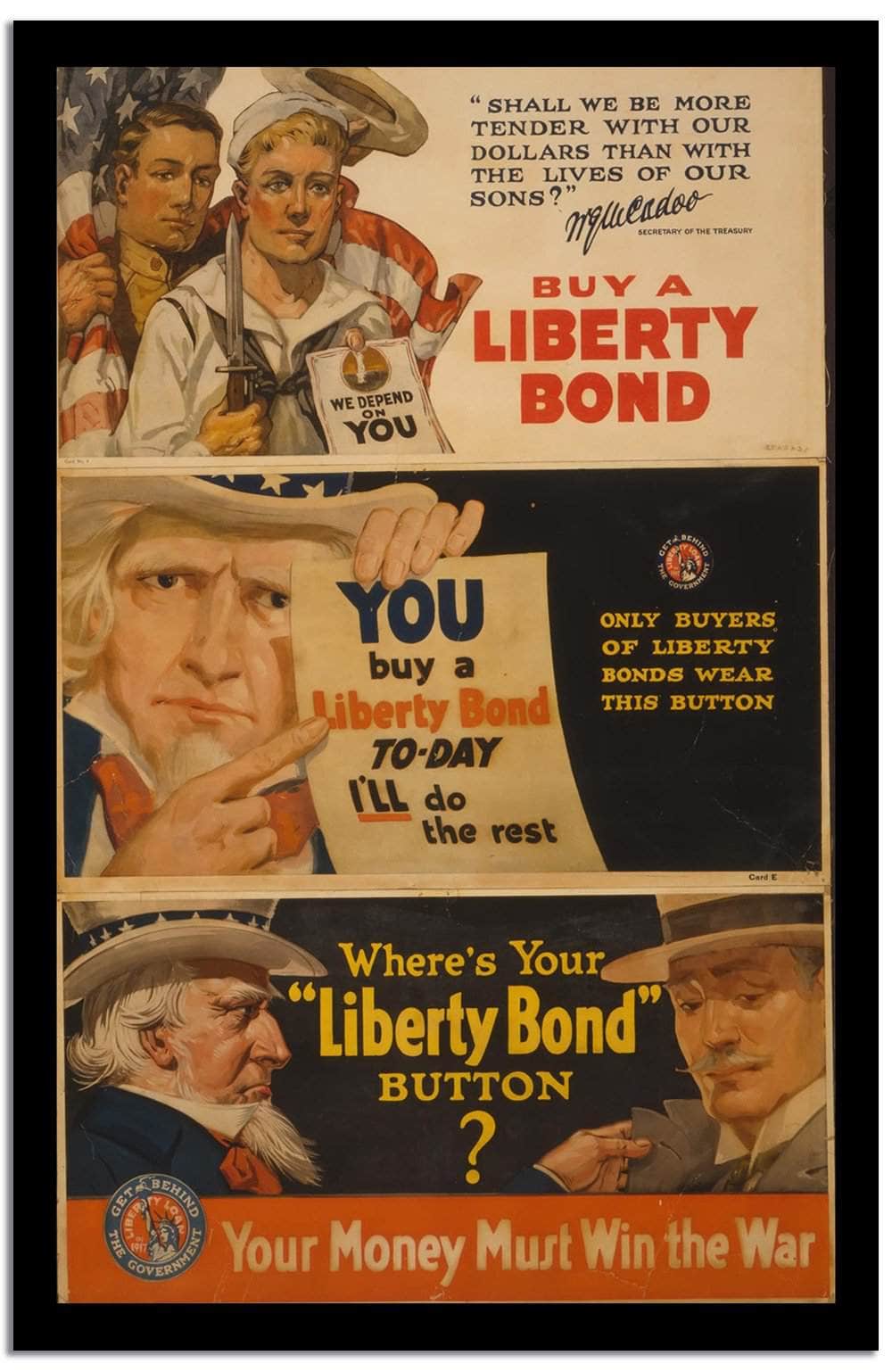 Liberty Bond  Vintage Poster - Image 2