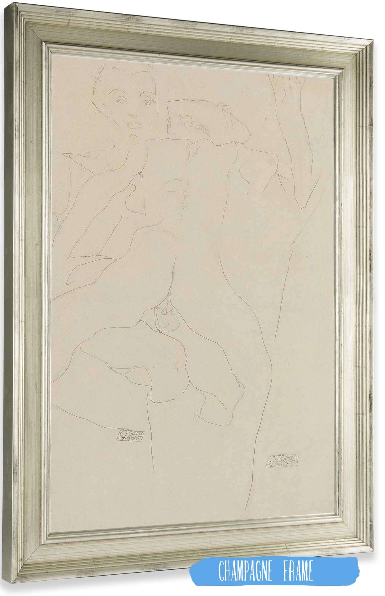 Liebespaar by Egon Schiele