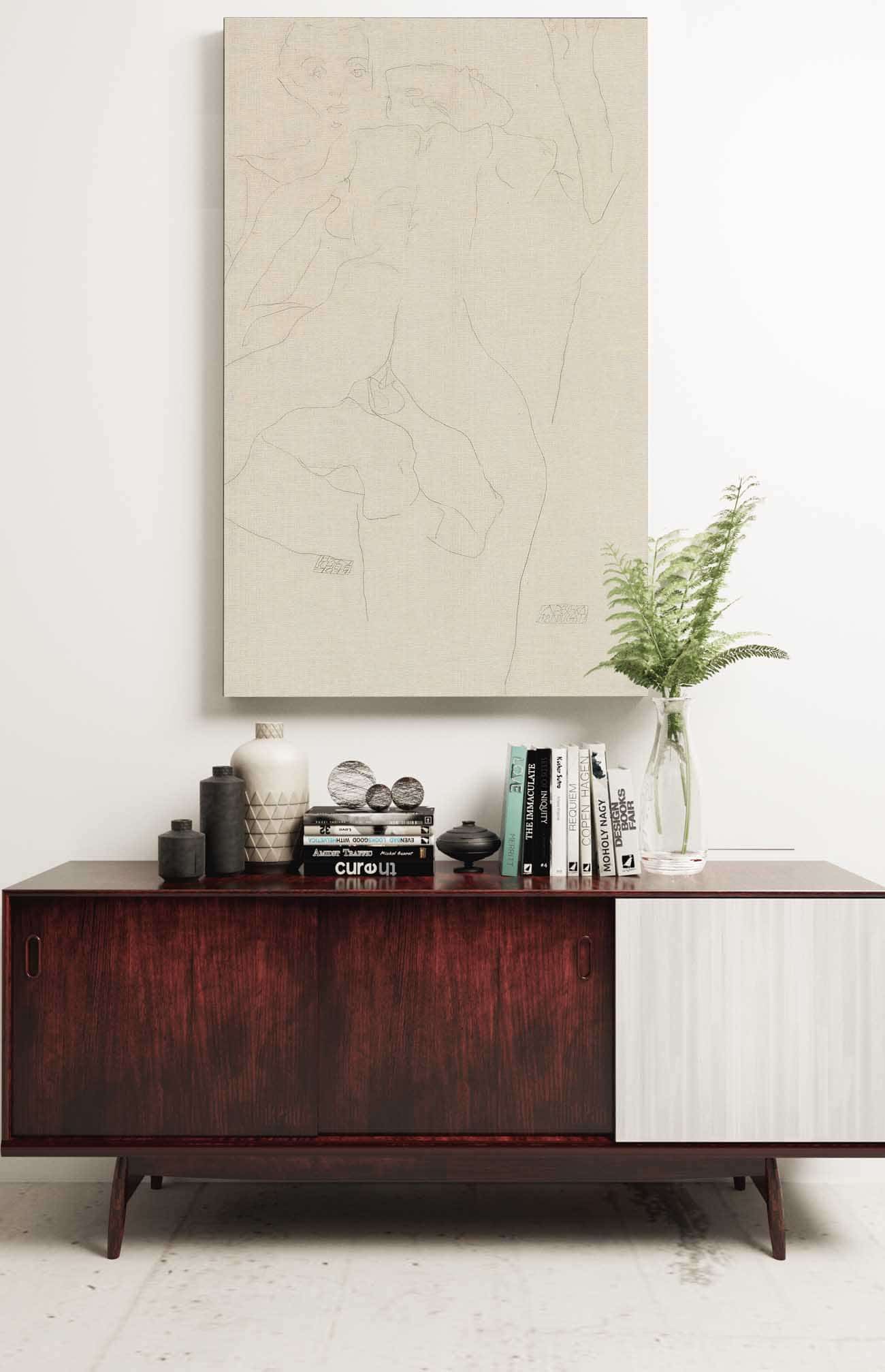 Liebespaar by Egon Schiele - Image 2