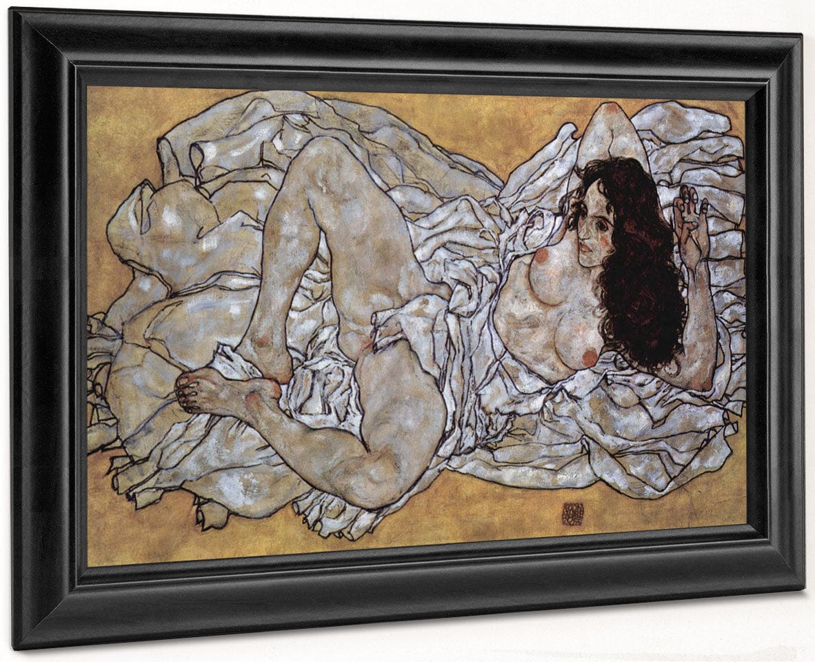 Liegende Frau 1917 96X171Cm Leopold Museum By Egon Schiele - Image 8