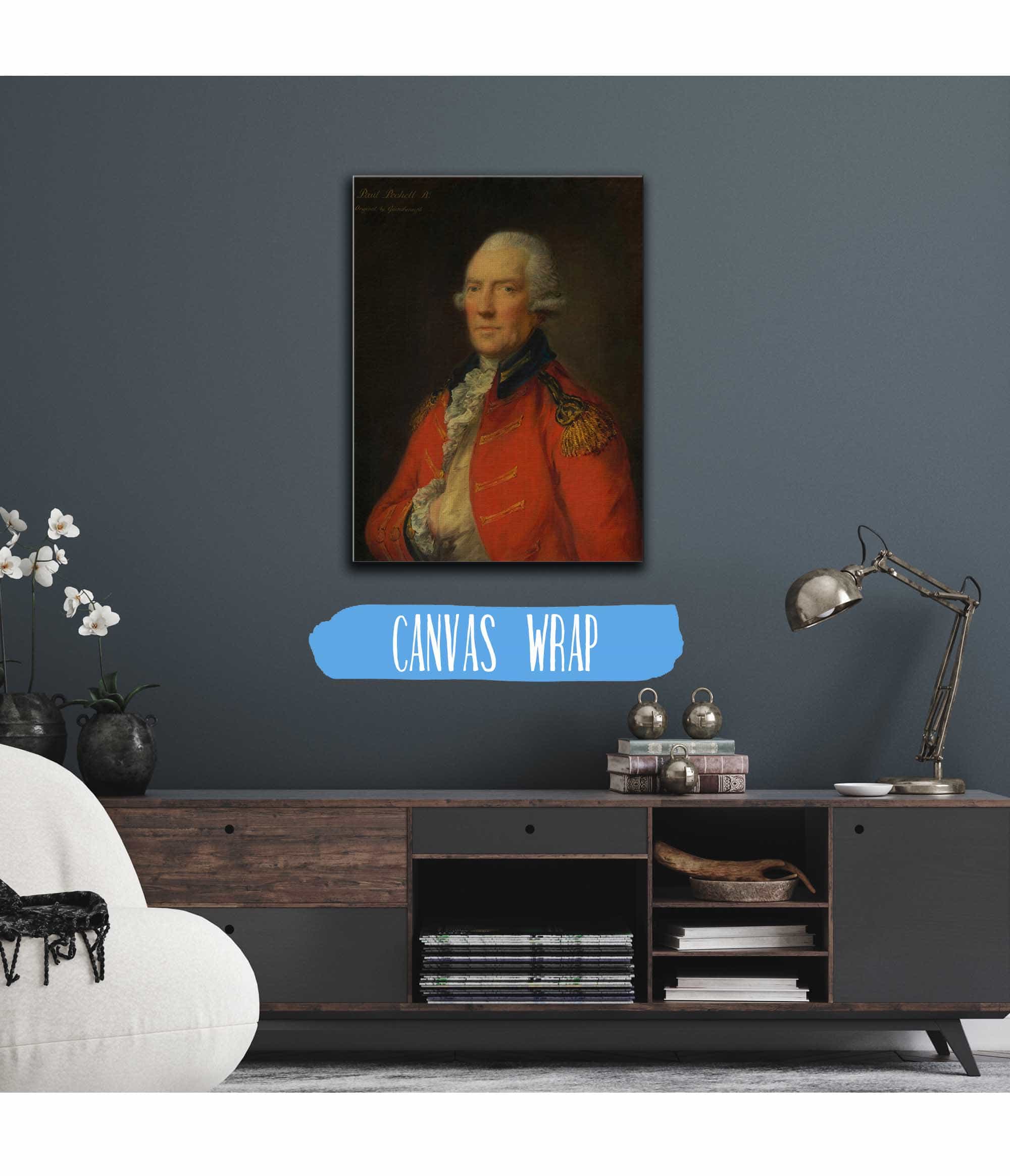 Lieutenant Colonel Paul Pechell   by Thomas Gainsborough - Image 3