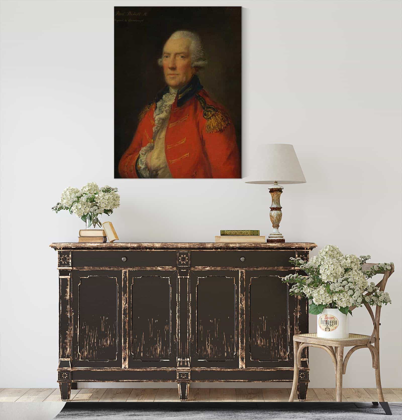 Lieutenant Colonel Paul Pechell   by Thomas Gainsborough - Image 4