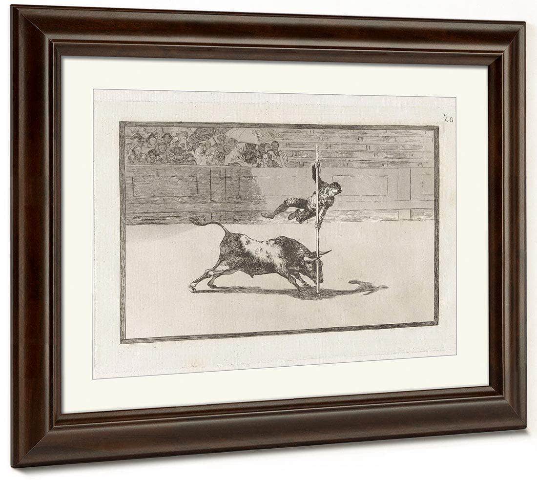 Ligereza Y Atrevimiento De Juanito Apinani En La De Madrid (The Agility And Audacity Of Juanito Apinani In [The Ring] At Madrid) From The Series La Tauromaquia By Francisco De Goya - Image 3