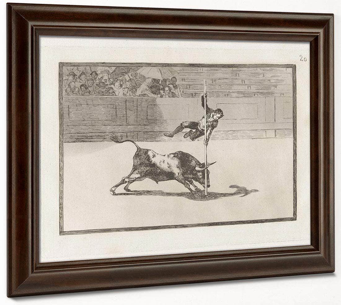 Ligereza Y Atrevimiento De Juanito Apinani En La De Madrid (The Agility And Audacity Of Juanito Apinani In [The Ring] At Madrid) From The Series La Tauromaquia By Francisco De Goya - Image 4