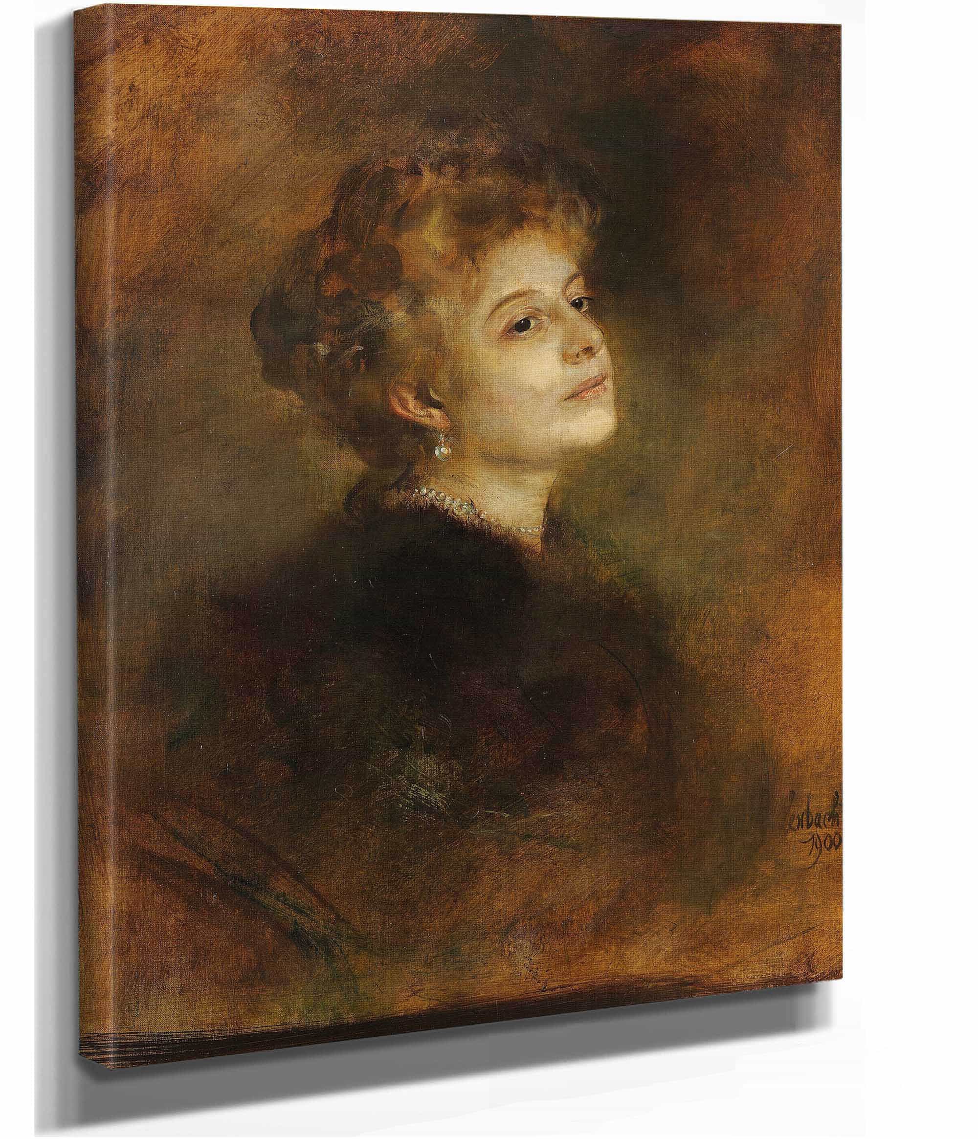 Lily Von Poschinger by Franz Von Lenbach - Image 2