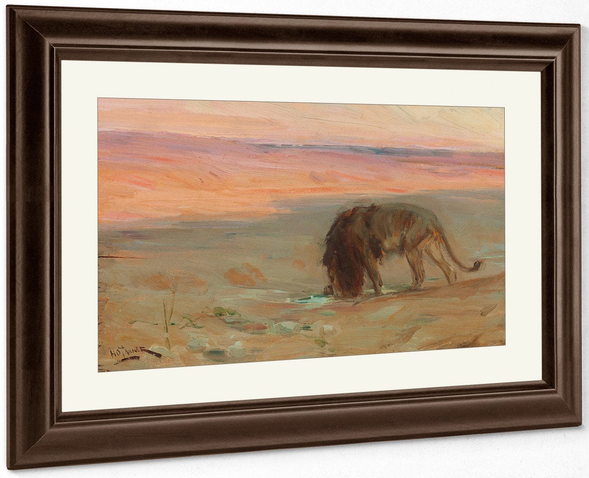 Lion Drinking 1897 By Henry Ossawa Tanner - Image 5