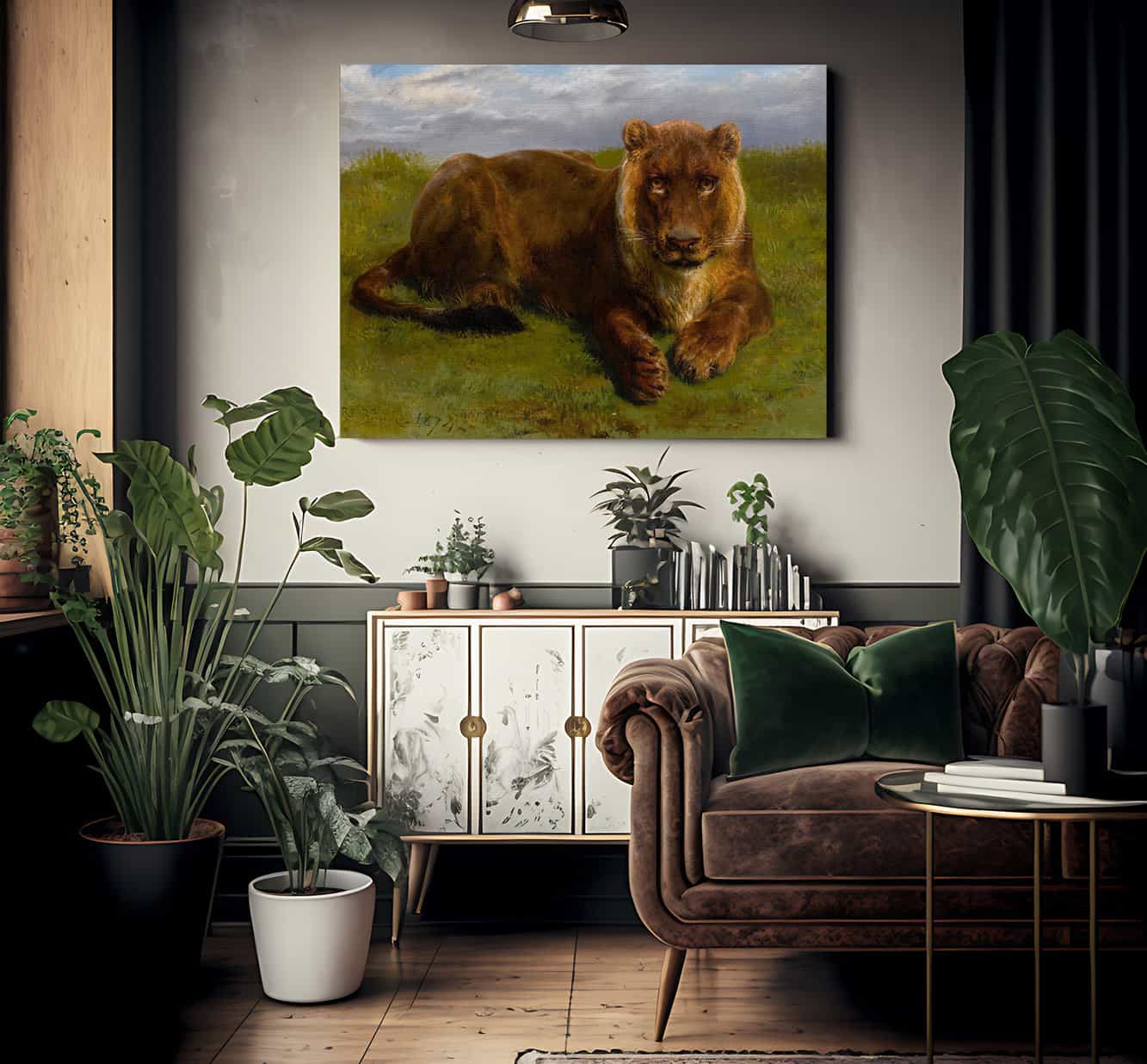 Lionne Posant By Rosa Bonheur - Image 2