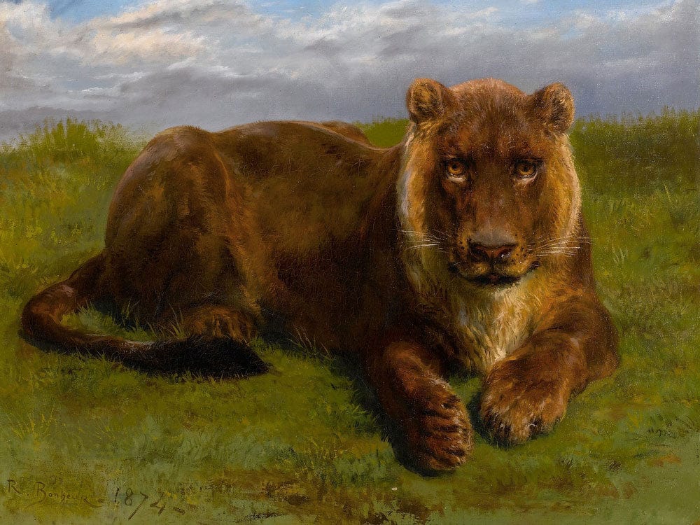 Lionne Posant By Rosa Bonheur - Image 7
