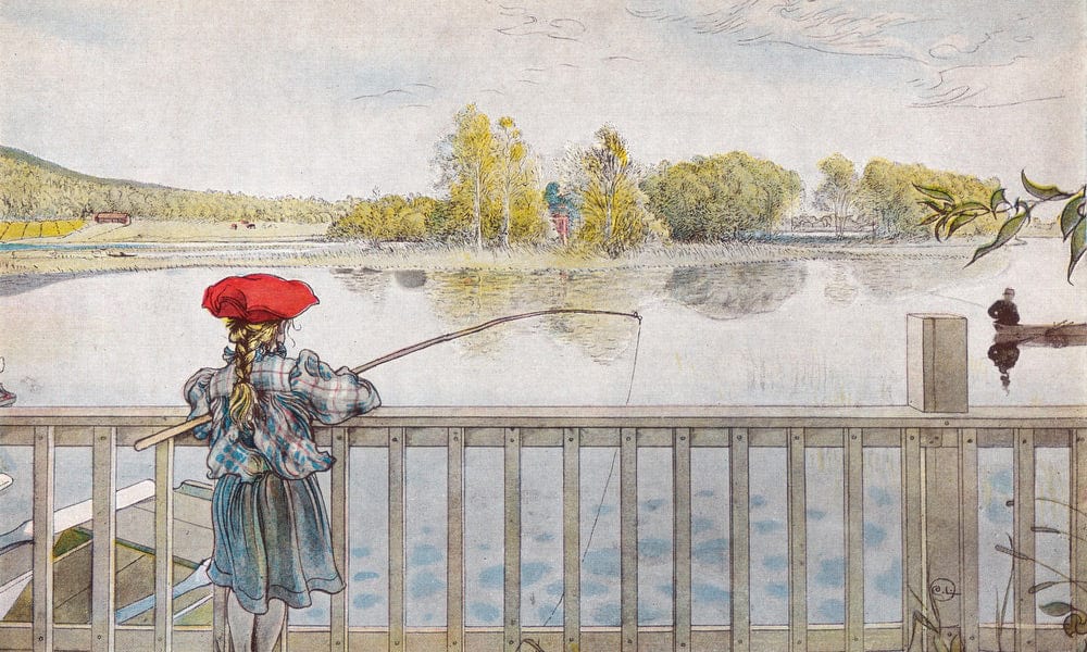 Lisbeth Metar Av By Carl Larsson - Image 7