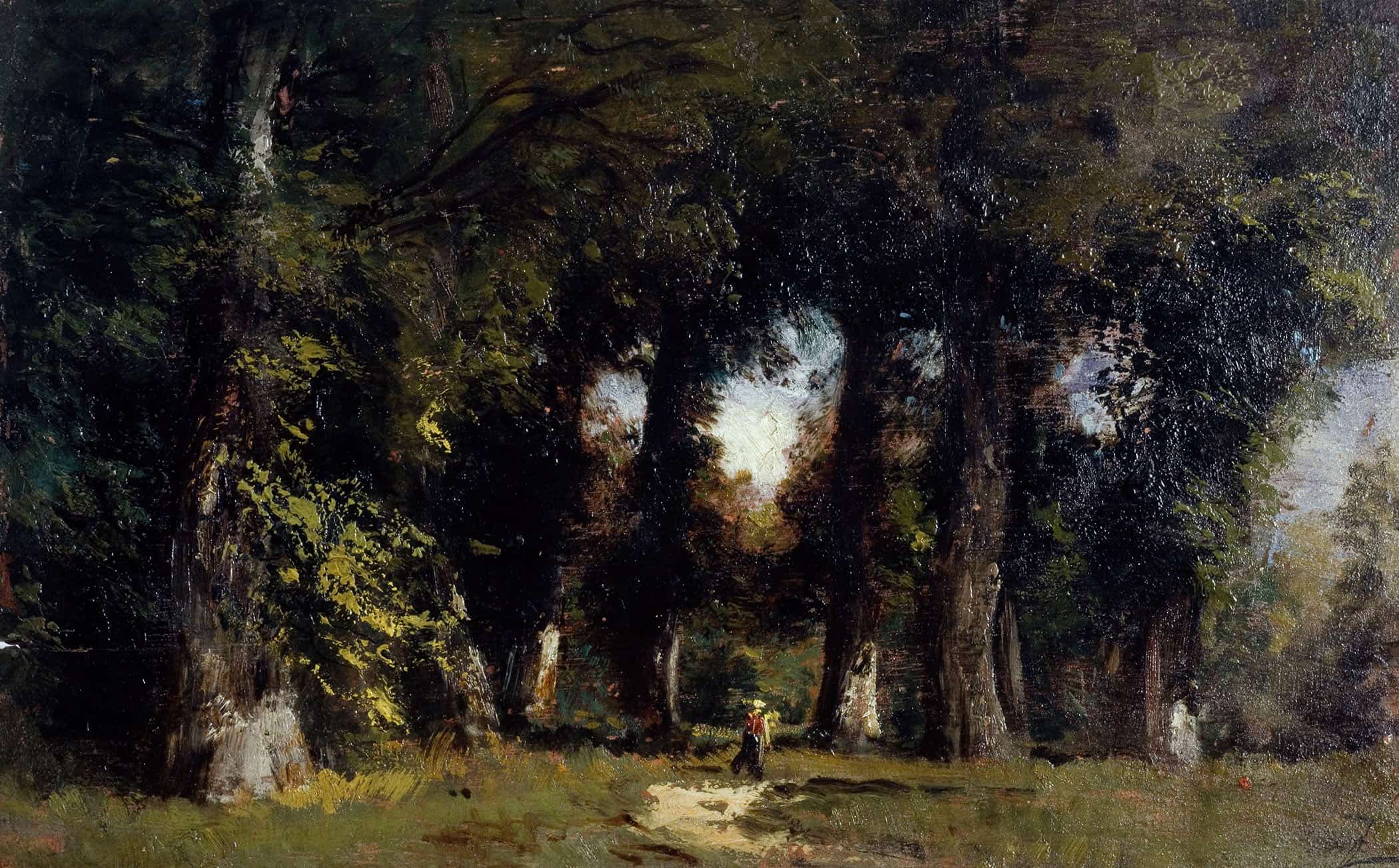 Lisiere De Foret by Felix Ziem - Image 2