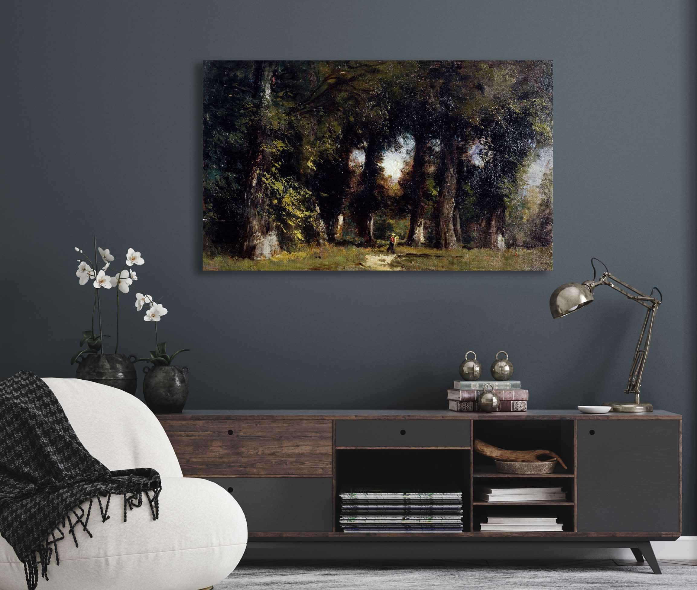 Lisiere De Foret by Felix Ziem - Image 5