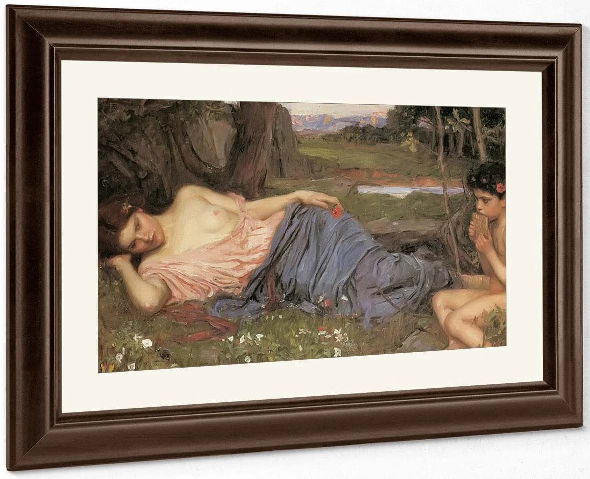 Listening To My Sweet Pipings By John Waterhouse - Image 5