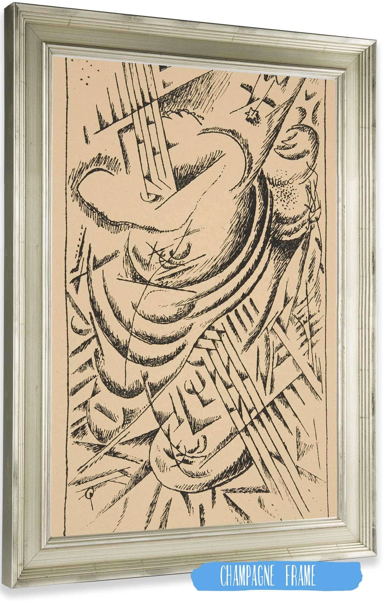 Lithograph No by Rudolf Bauer